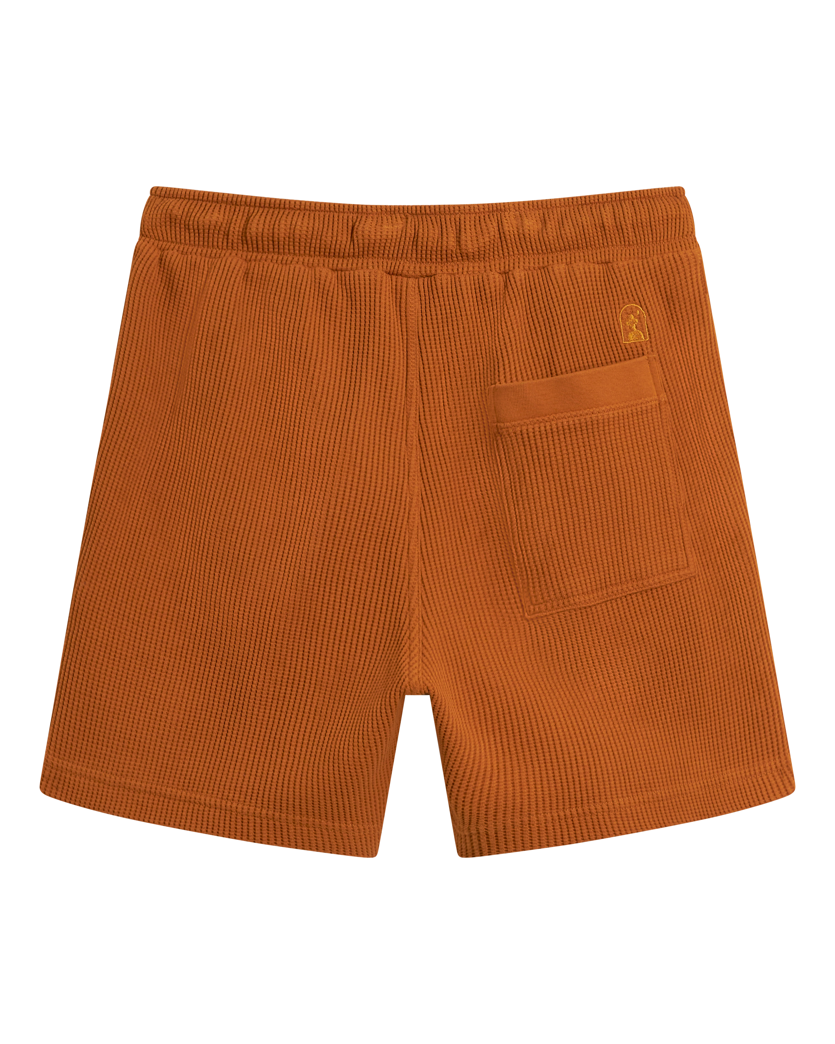 The Cannes Waffle Knit Shorts - Burnt Sienna