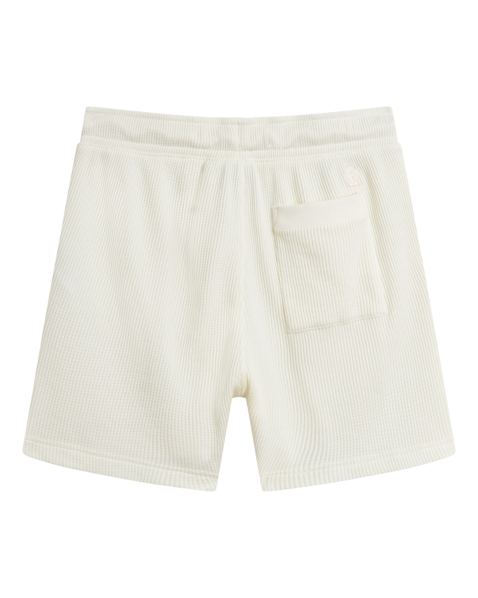 The Cannes Waffle Knit Shorts - Vintage Ivory - Dandy Del Mar