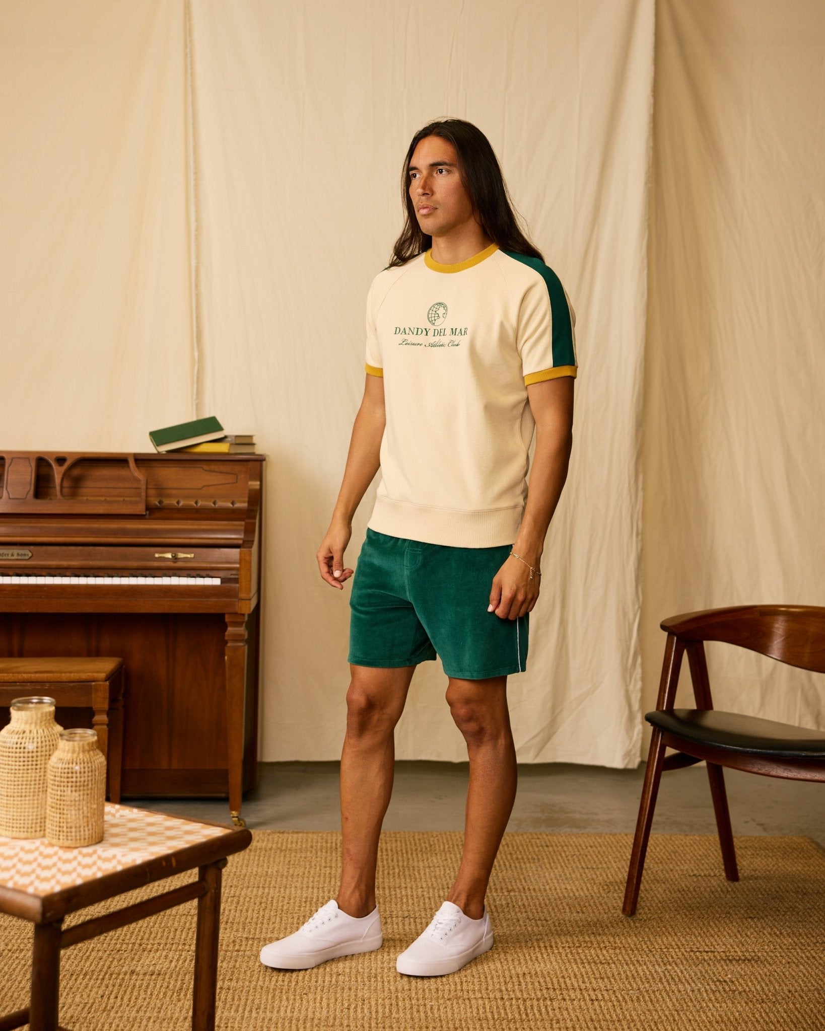 The Marseille French Terry Pullover - Sabbia - Dandy Del Mar