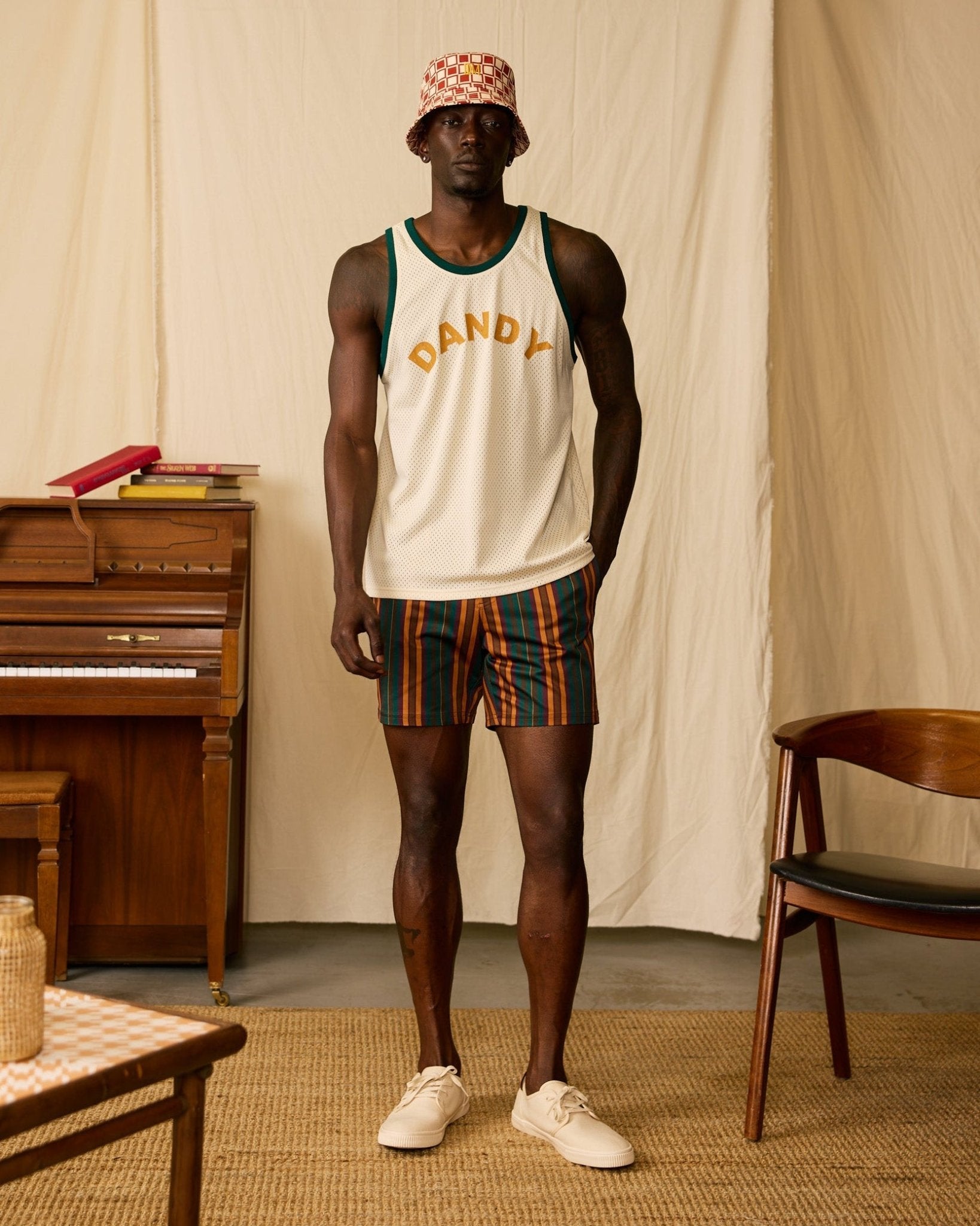 Men's Kaena Mesh Tank - Sabbia – Dandy Del Mar