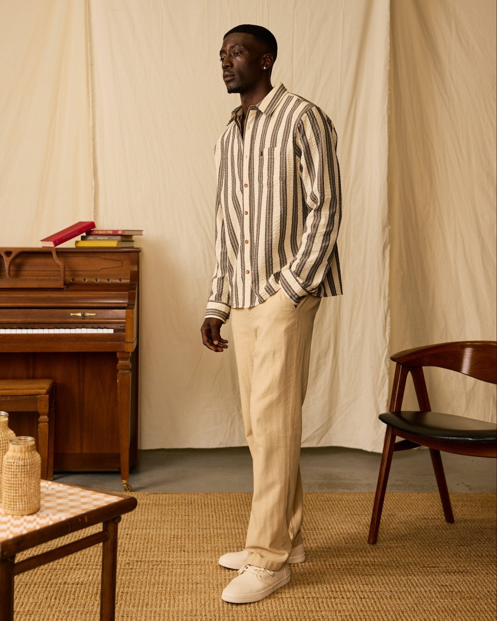 The Santos Shirt - Tierra Weave - Dandy Del Mar