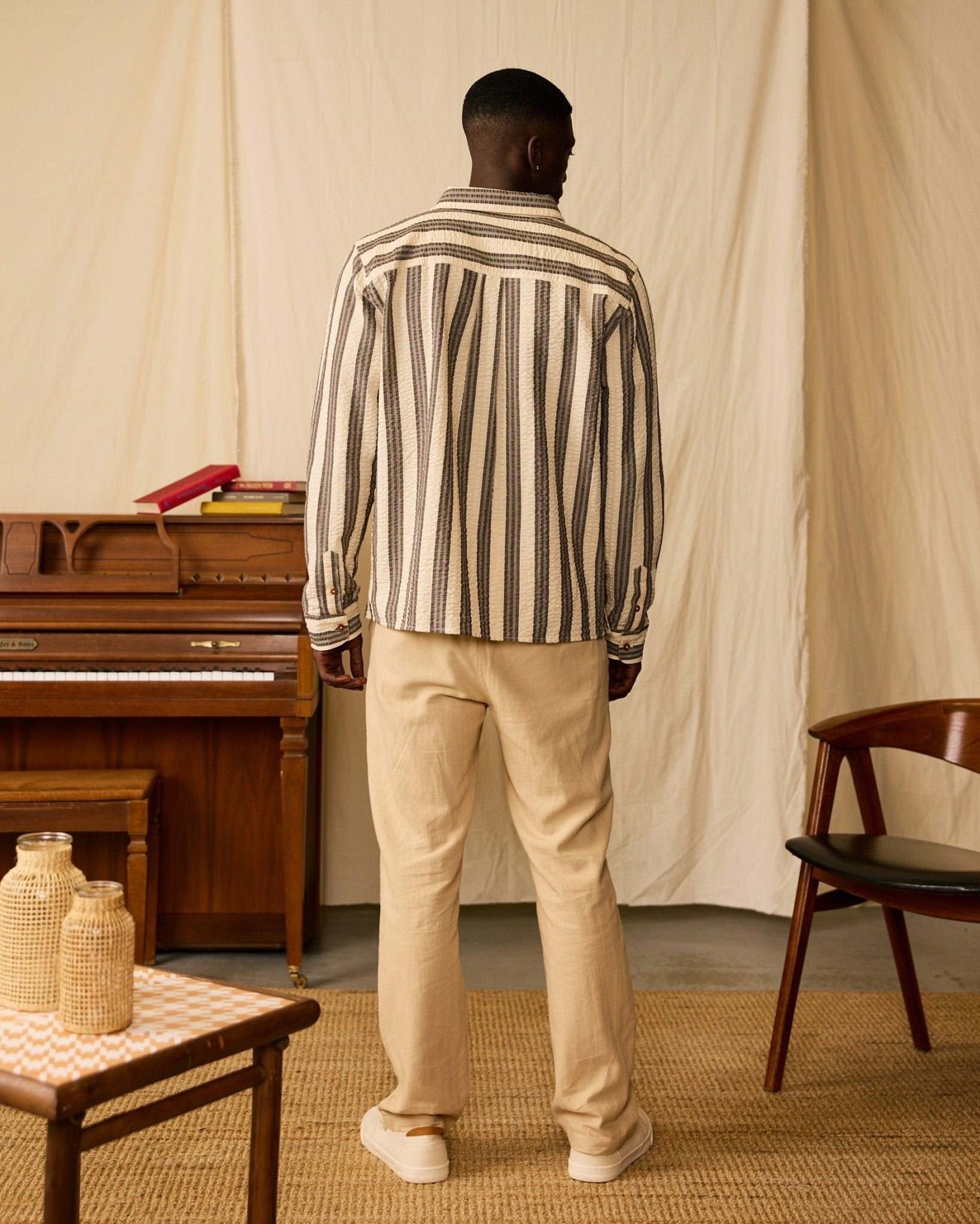 The Santos Shirt - Tierra Weave - Dandy Del Mar