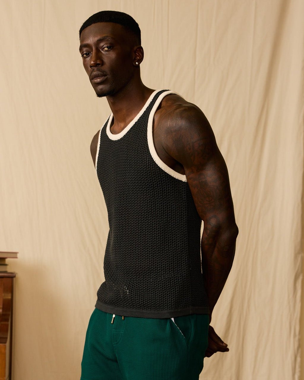 The Dominica Crochet Tank - Albatross - Dandy Del Mar