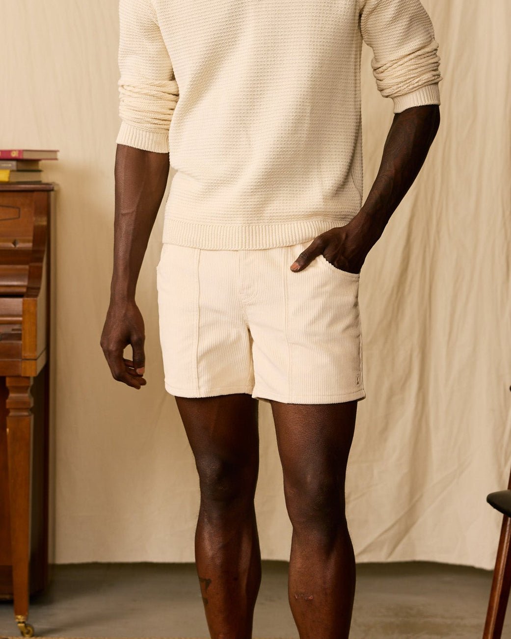 ☆ANEW GOLF☆COLLAR CORDUROY SHORT SWEATER Men's Corsica Corduroy Shorts - Scallop – Dandy Del Mar