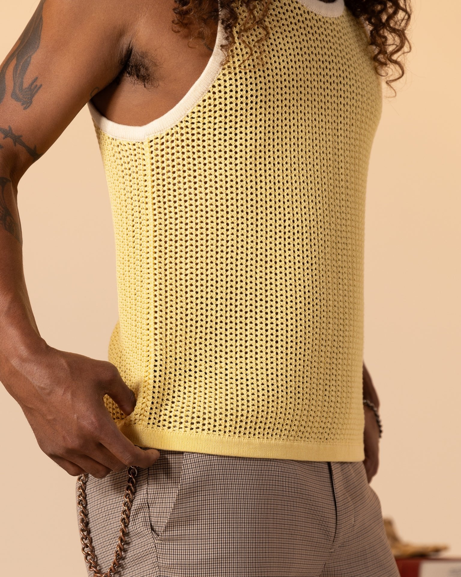 The Dominica Crochet Tank - Plantain - Dandy Del Mar