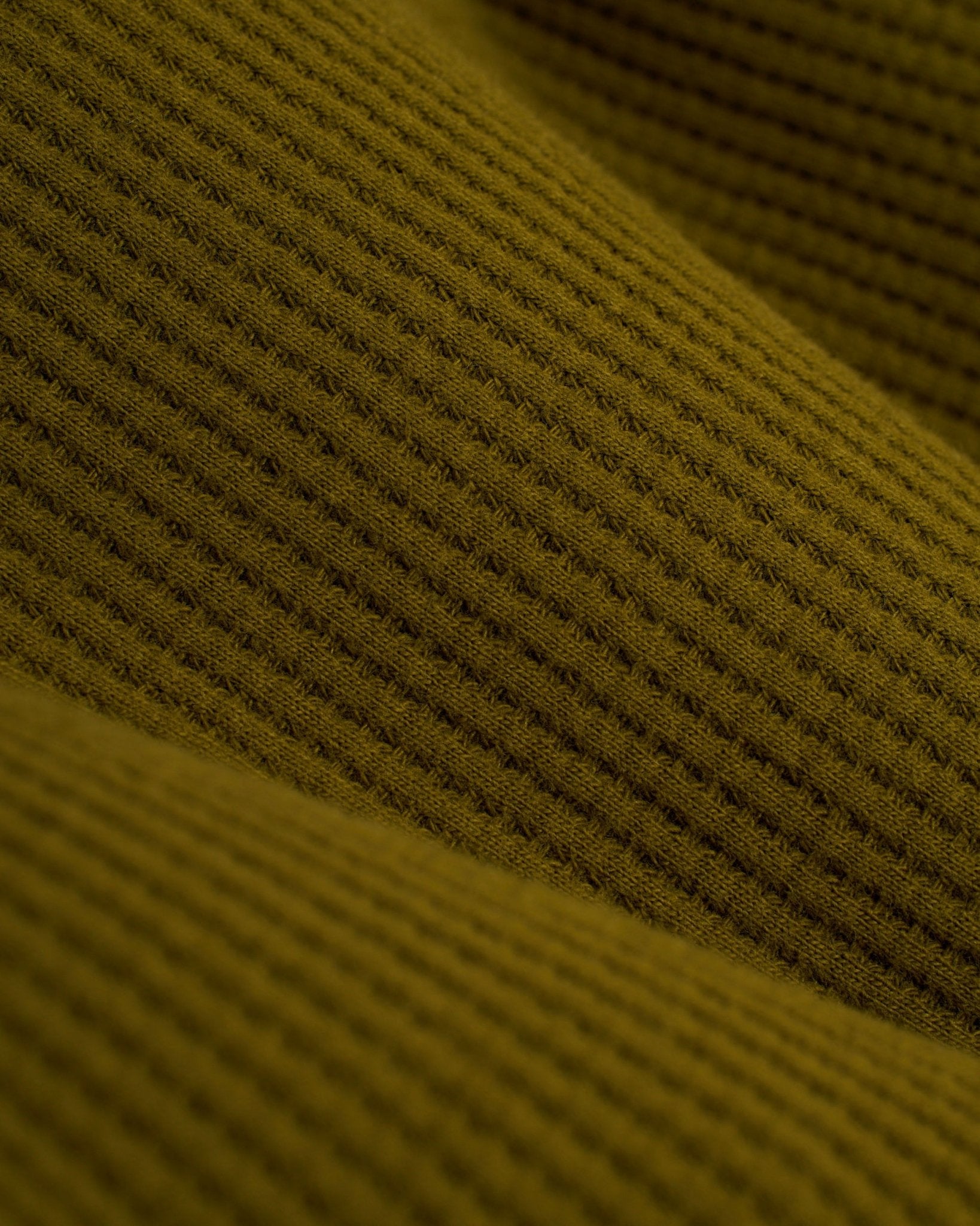 The Cannes Waffle Knit Tee - Arbequina - Dandy Del Mar