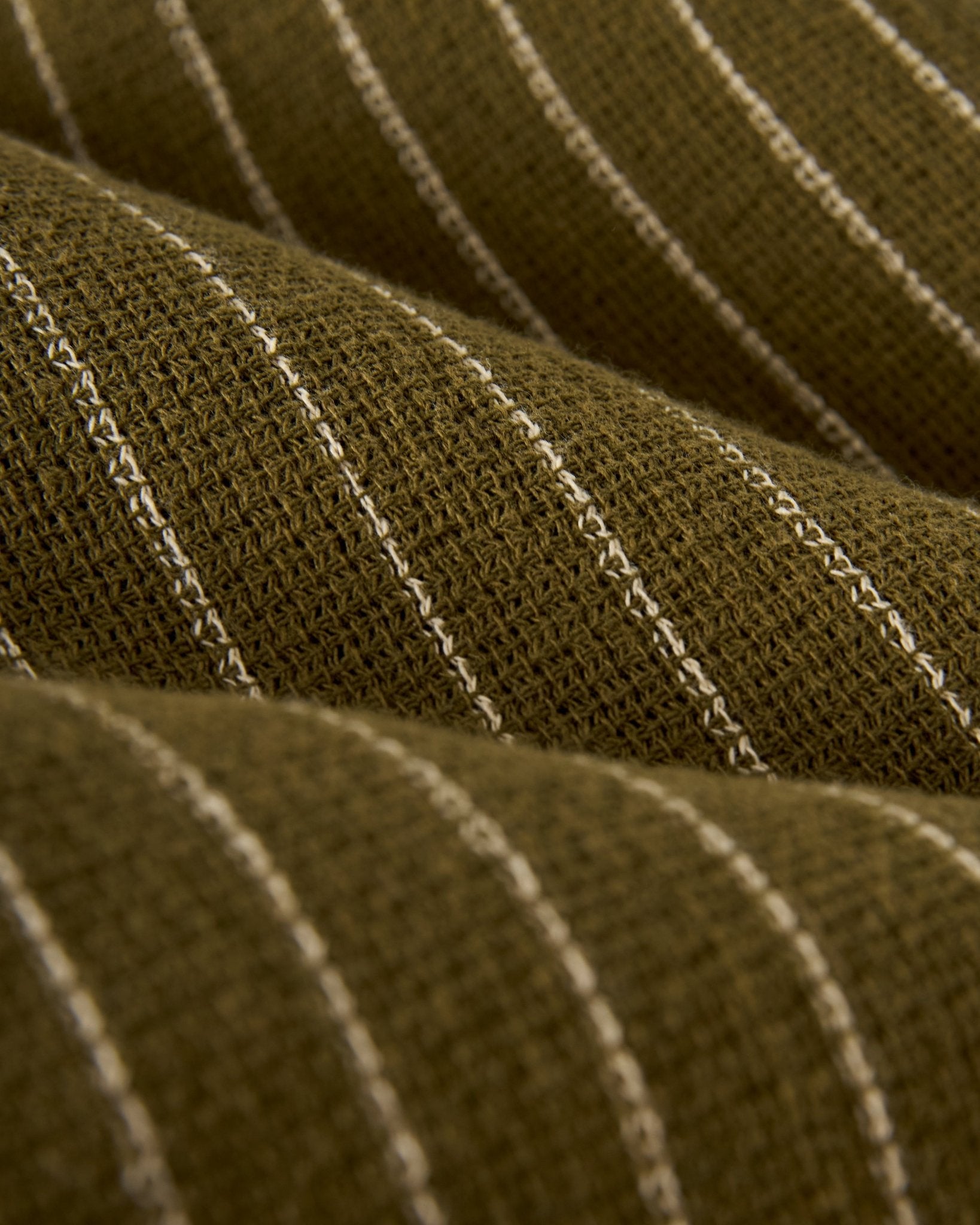 The Palma Long Sleeve Shirt - Arbequina Stripe - Dandy Del Mar