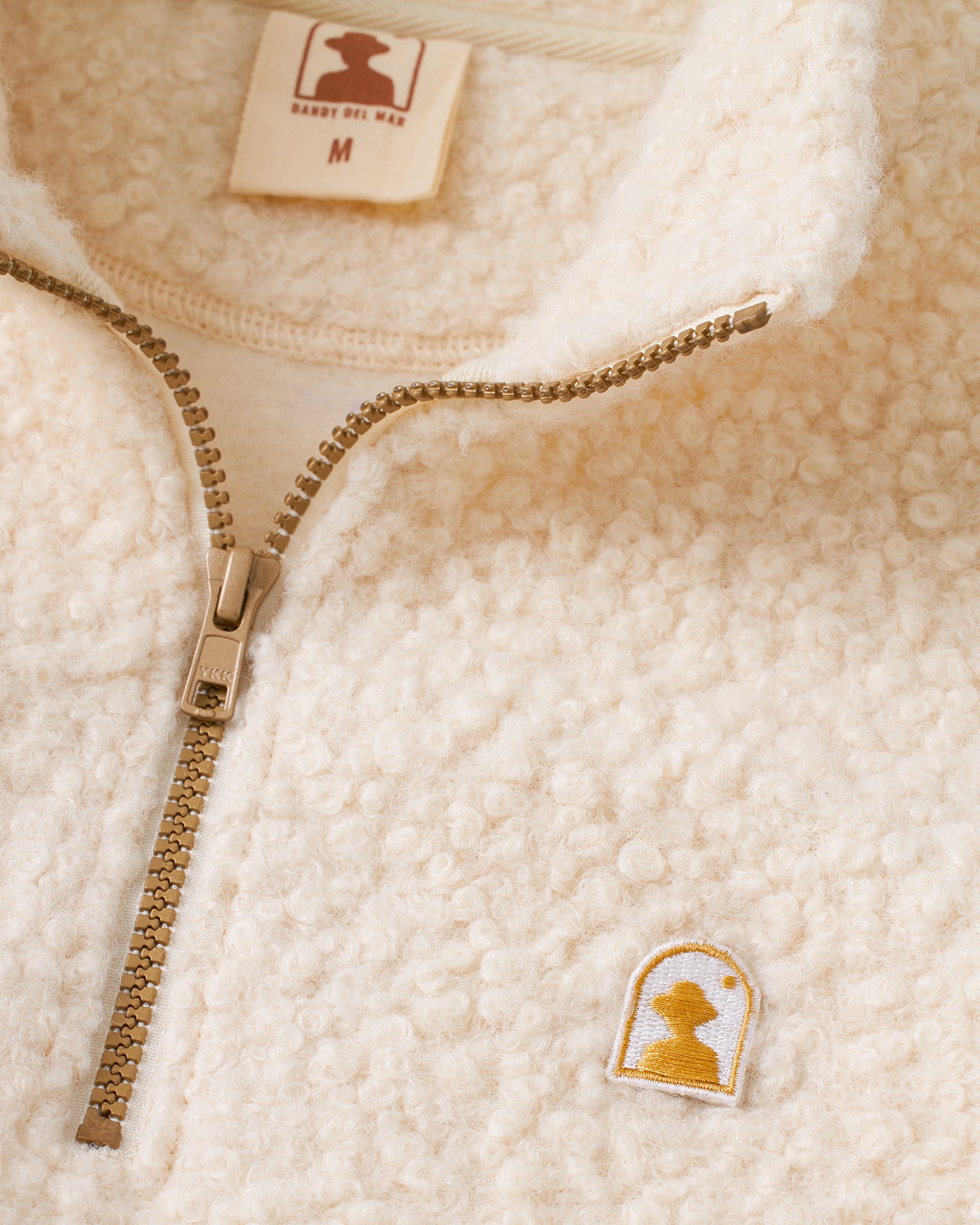 The Cusco Sherpa Pullover - Vintage Ivory - Dandy Del Mar