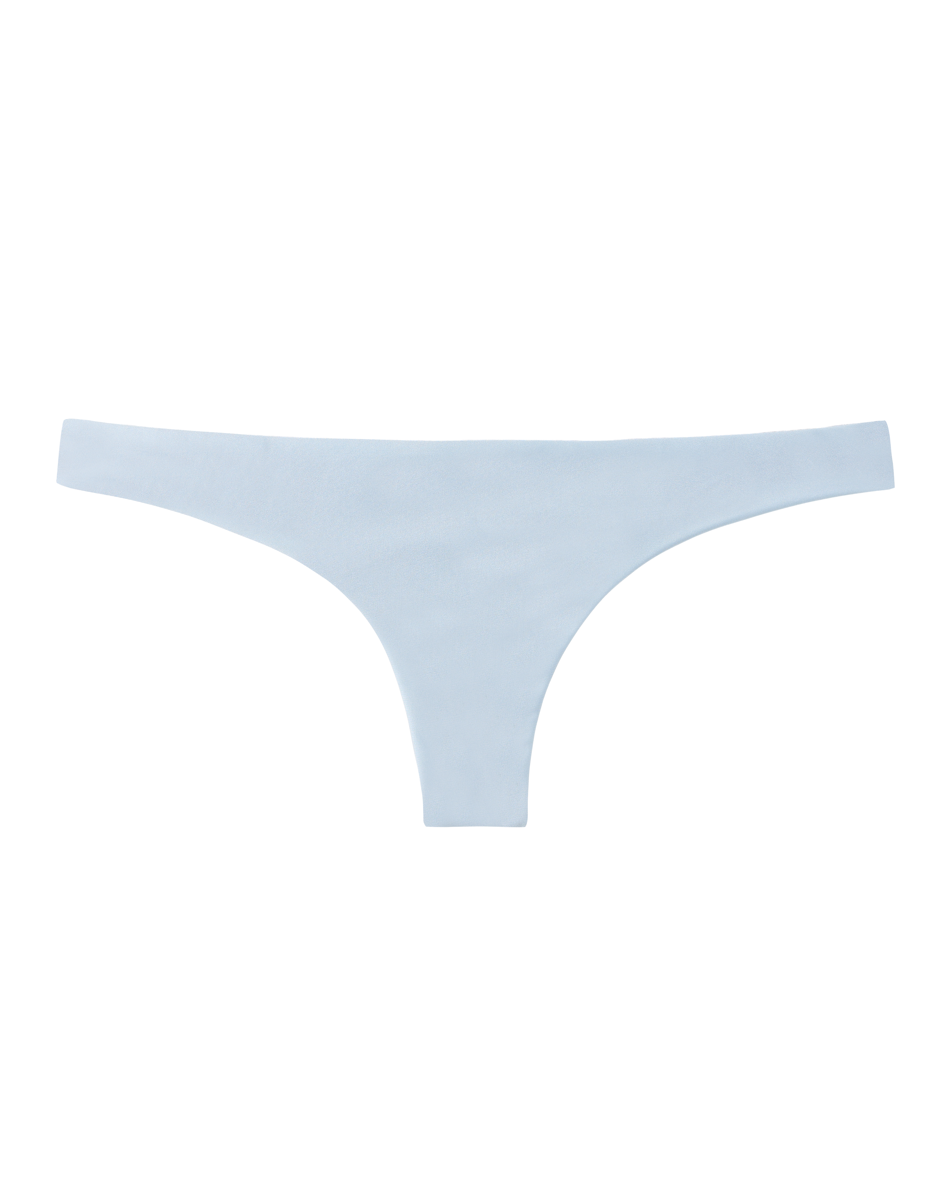 The Gomera Bottom - Comet Grey by Dandy Del Mar, a women's thong underwear, shown against a plain black background.