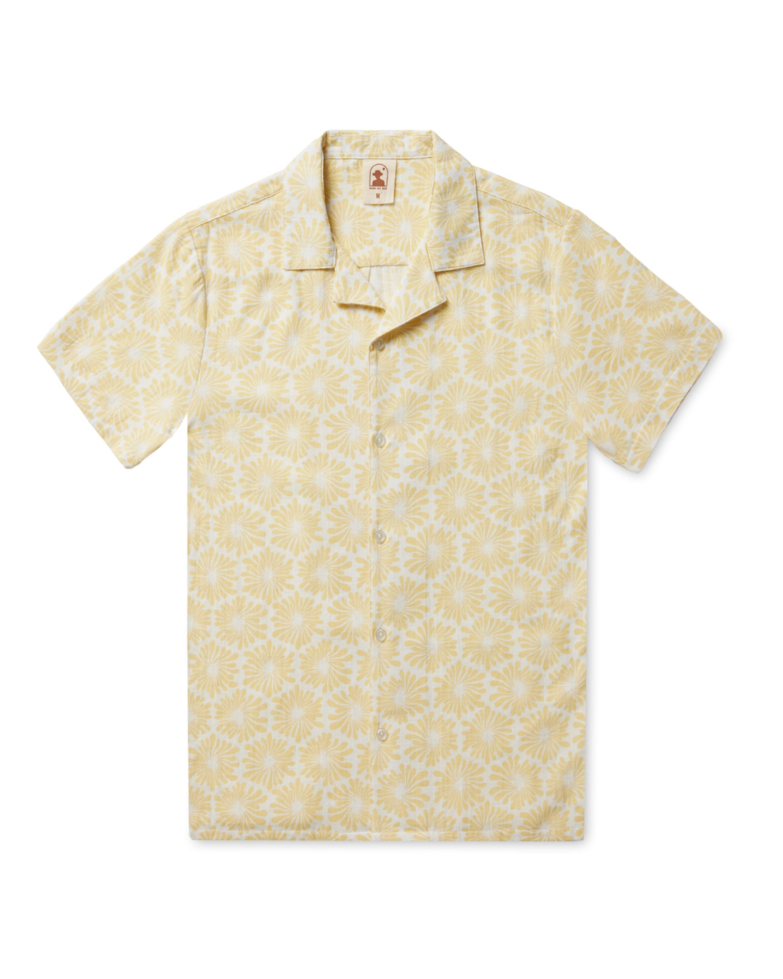 The Grenadine Crinkle Gauze Shirt - Cream Fleur Print – Dandy Del Mar