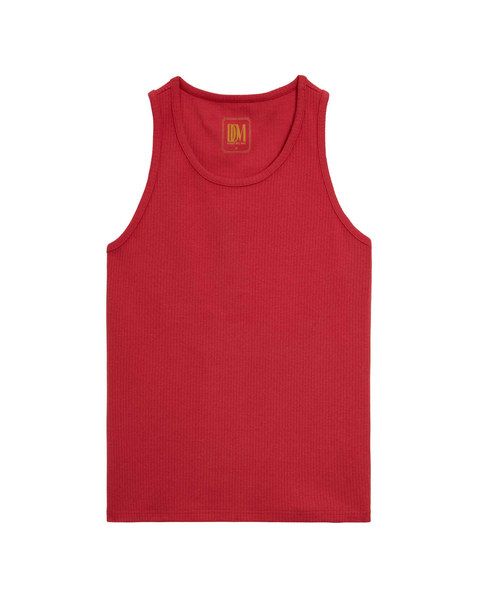 The Milan Rib Tank - Currant - Dandy Del Mar
