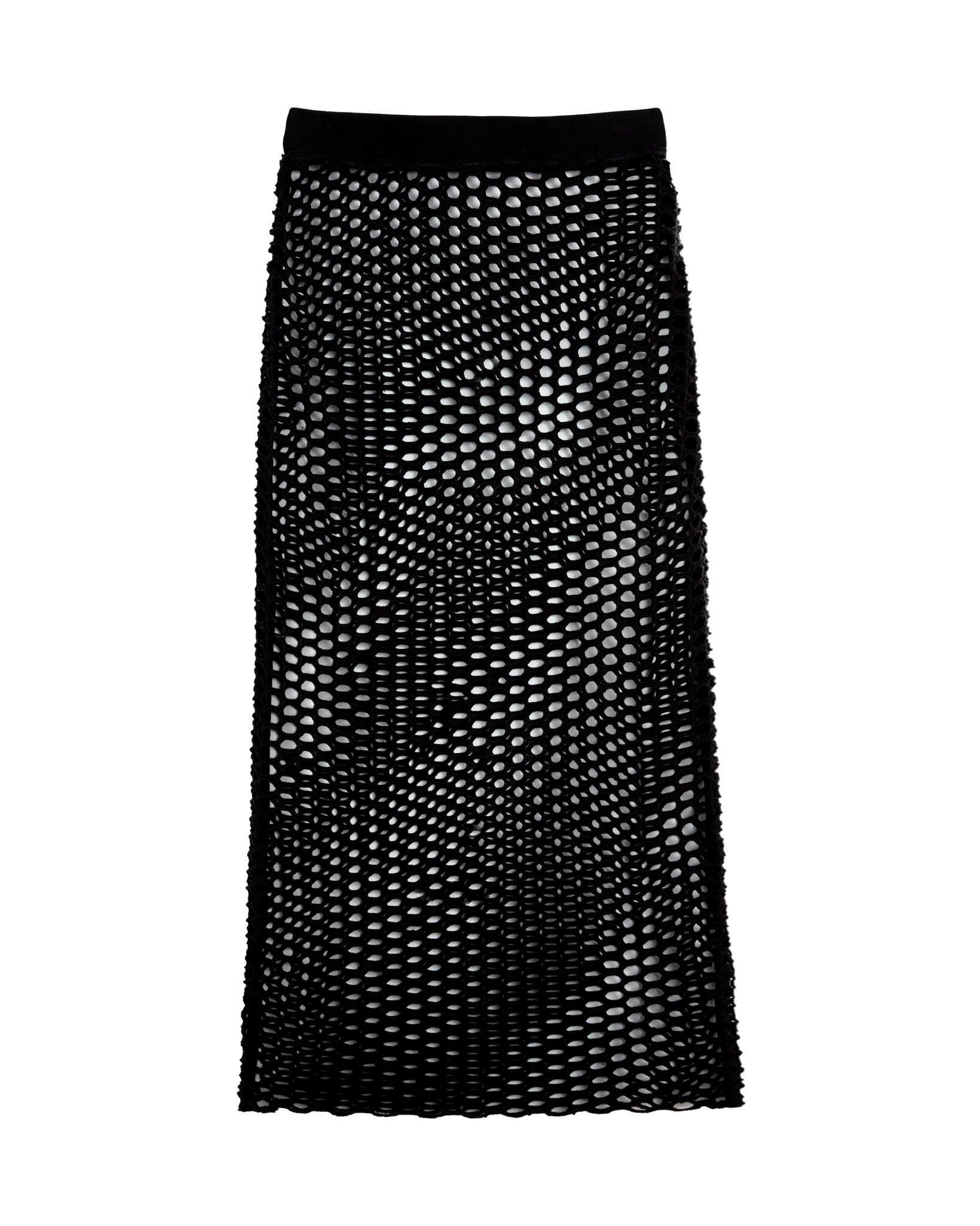 The Montserrat Crochet Skirt - Onyx - Dandy Del Mar