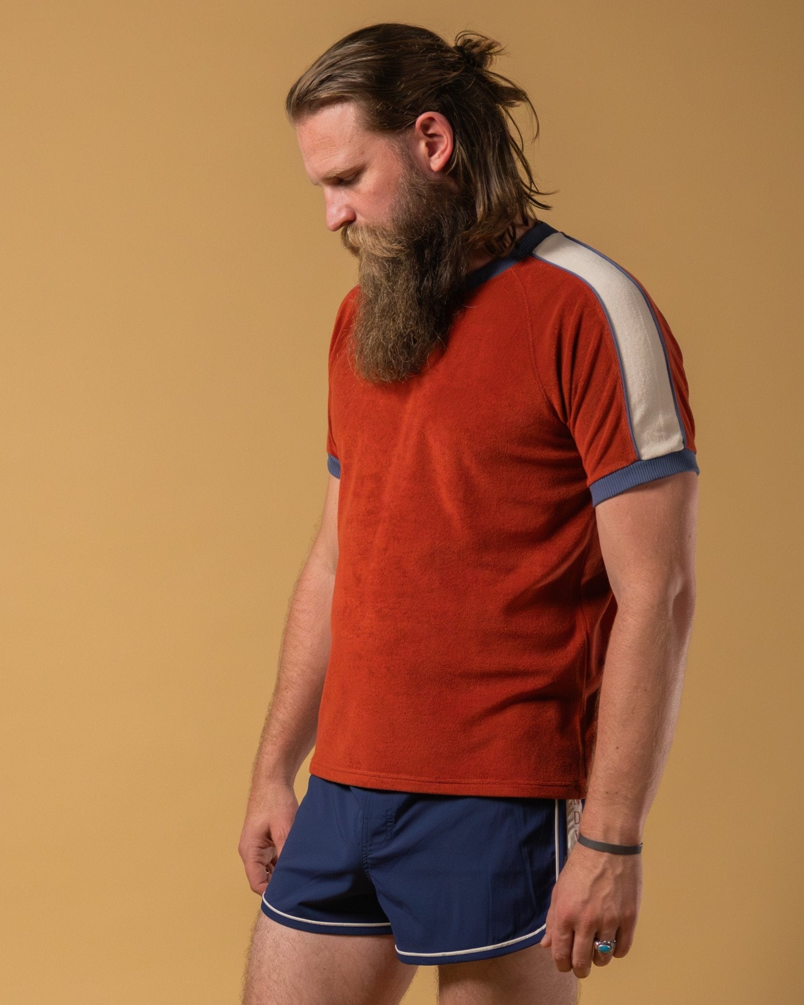 The Nadal Terry Cloth Shirt - Rouge - Dandy Del Mar