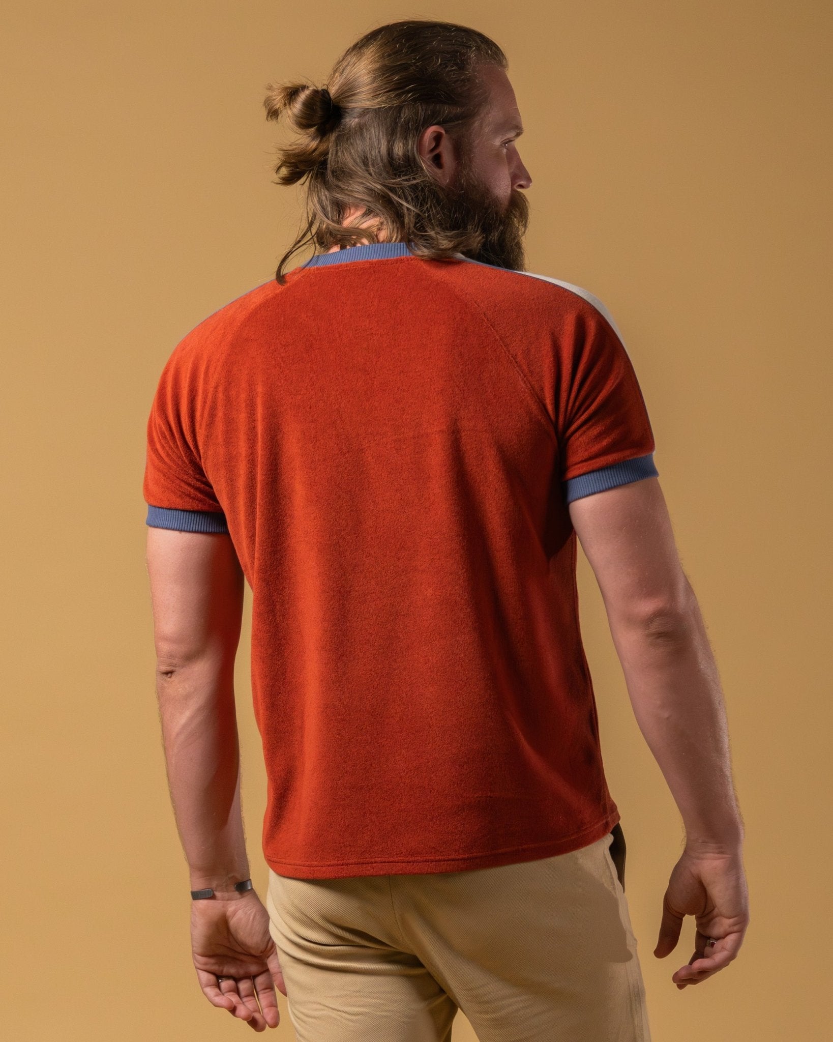 The Nadal Terry Cloth Shirt - Rouge - Dandy Del Mar