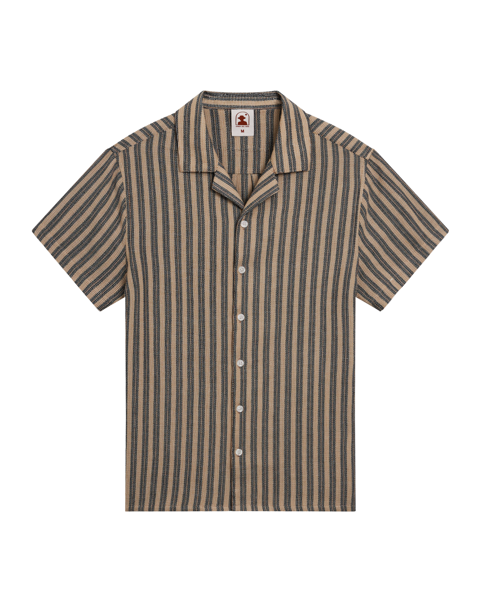 The Palma Shirt - Cacao Stripe - Dandy Del Mar