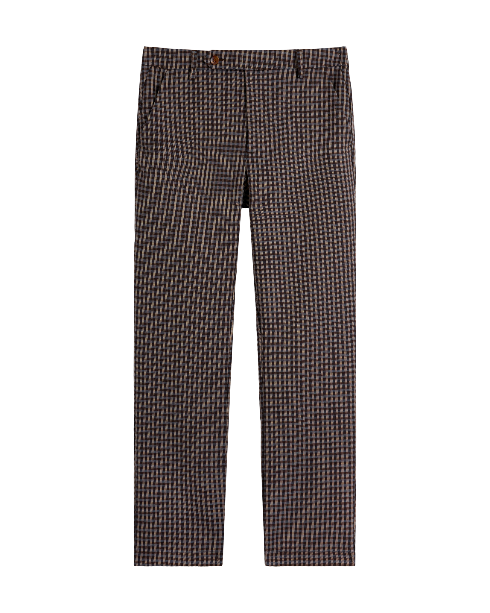 The Tresco Trouser - Tierra Houndstooth - Dandy Del Mar