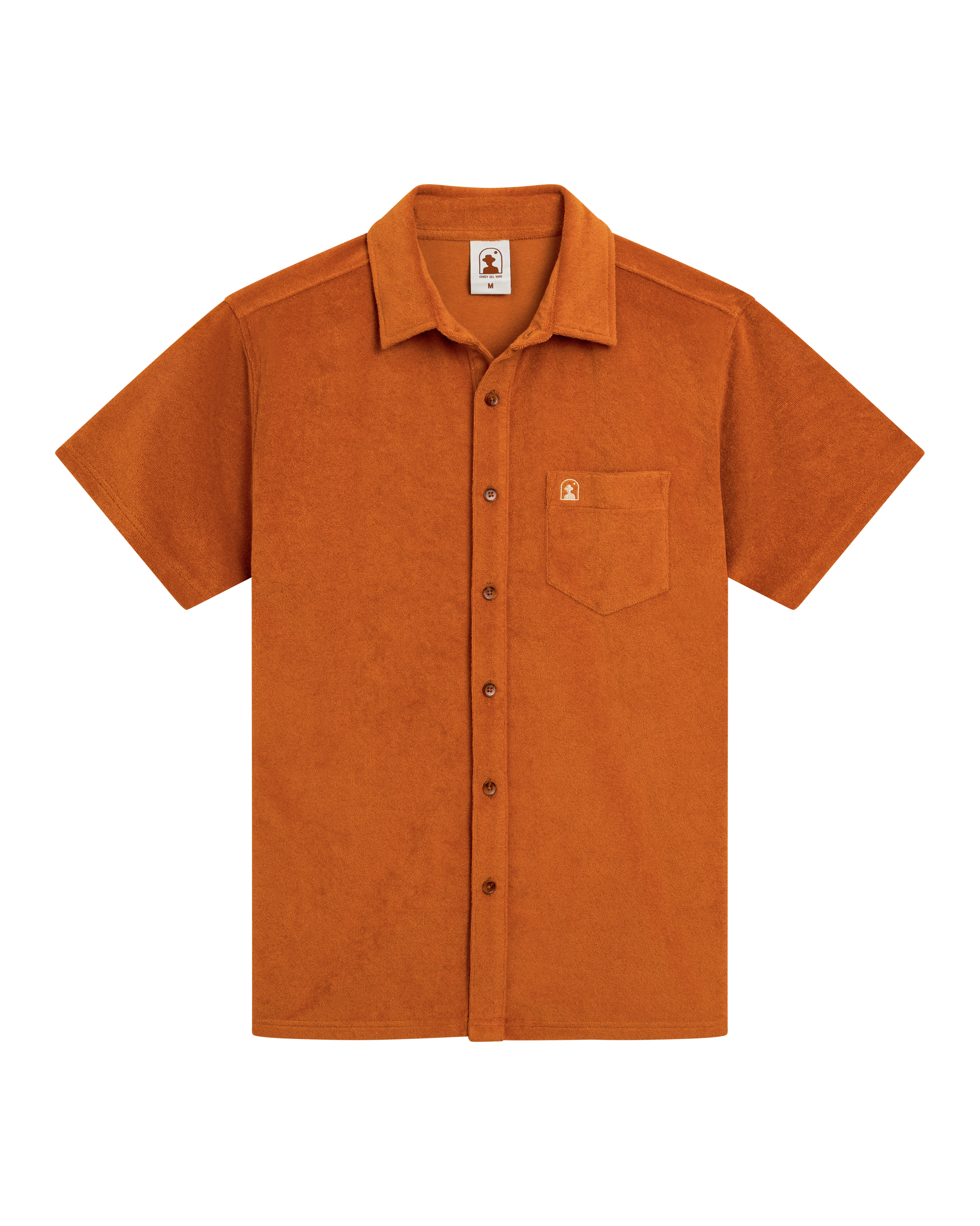 The Tropez Shirt - Burnt Sienna