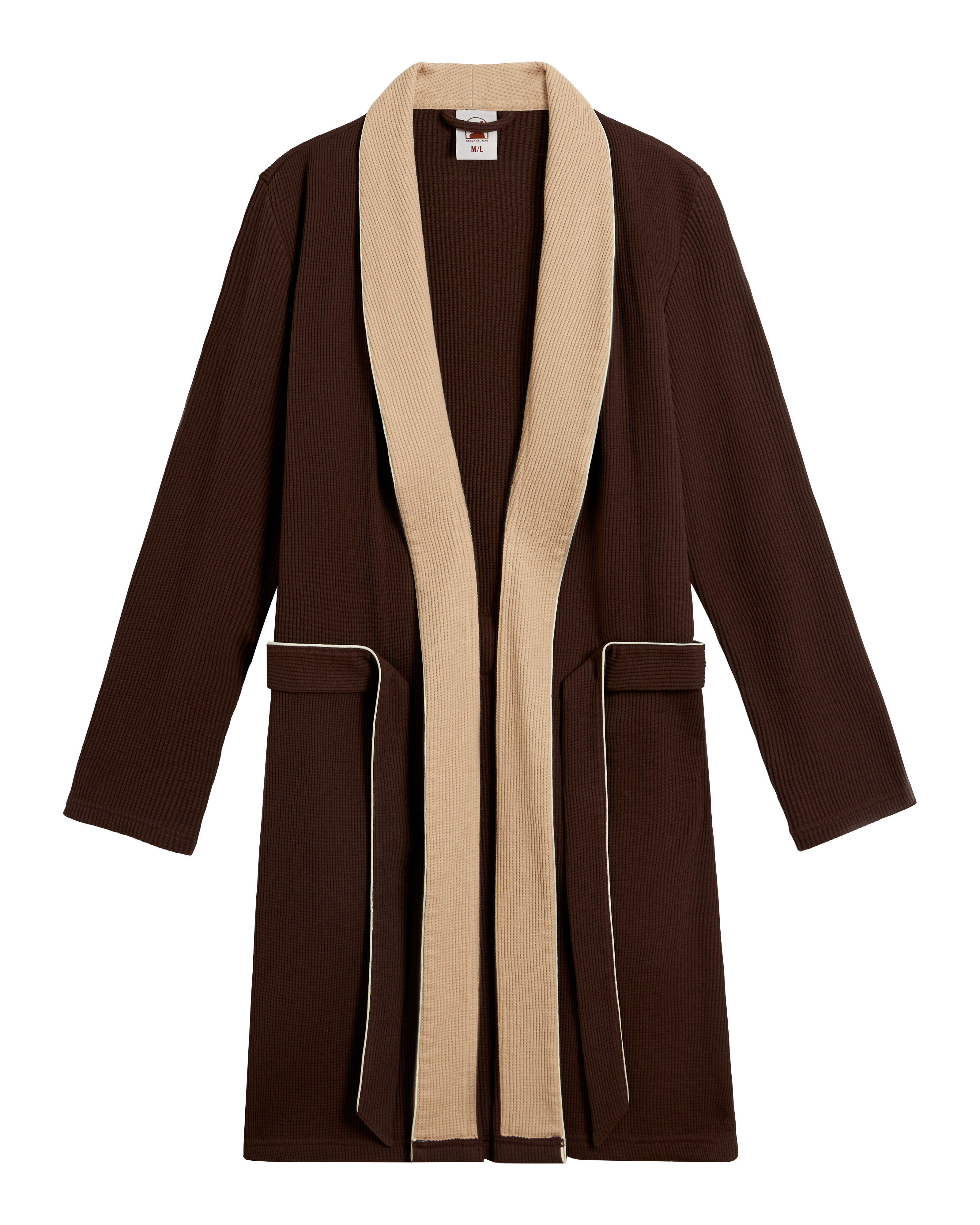 The Cannes Waffle Knit Robe - Carajillo
