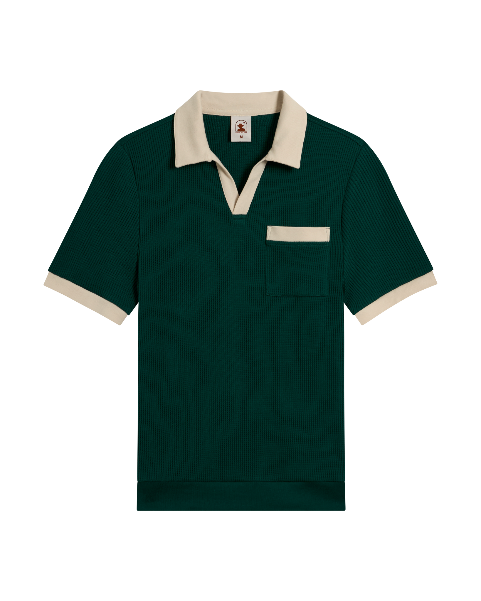 The Cannes Waffle Knit Shirt - Albero - Dandy Del Mar