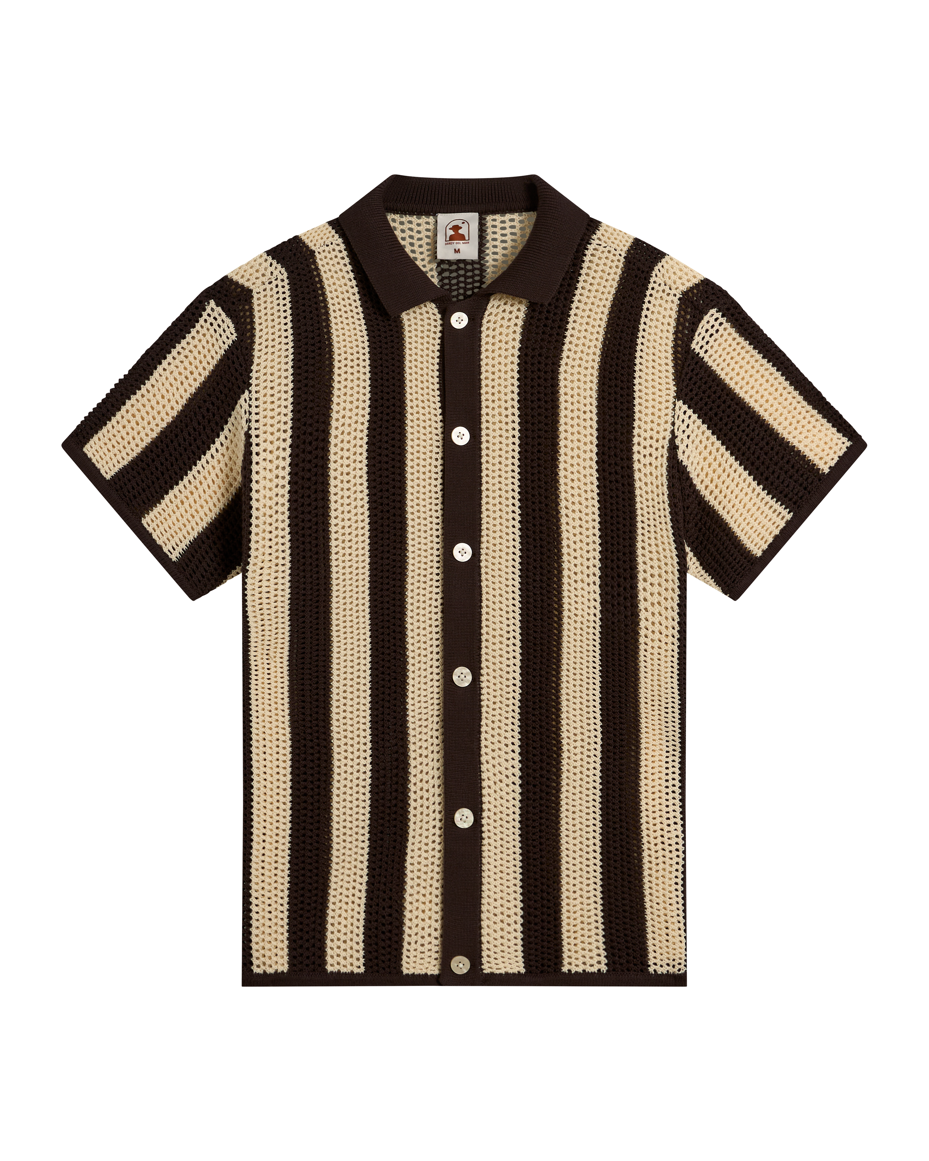 The Dominica Crochet Shirt - Tierra