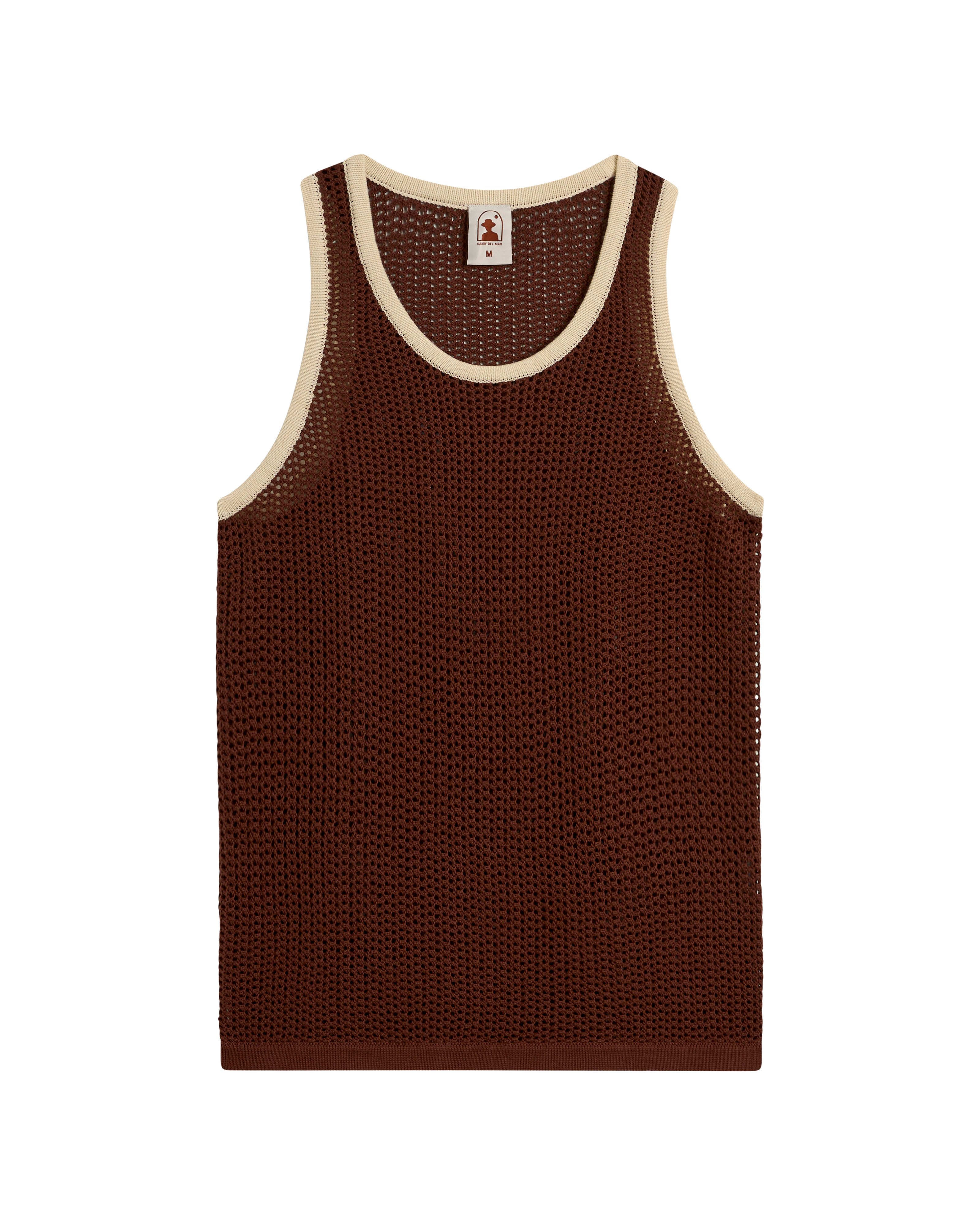 The Dominica Crochet Tank - Cappuccino