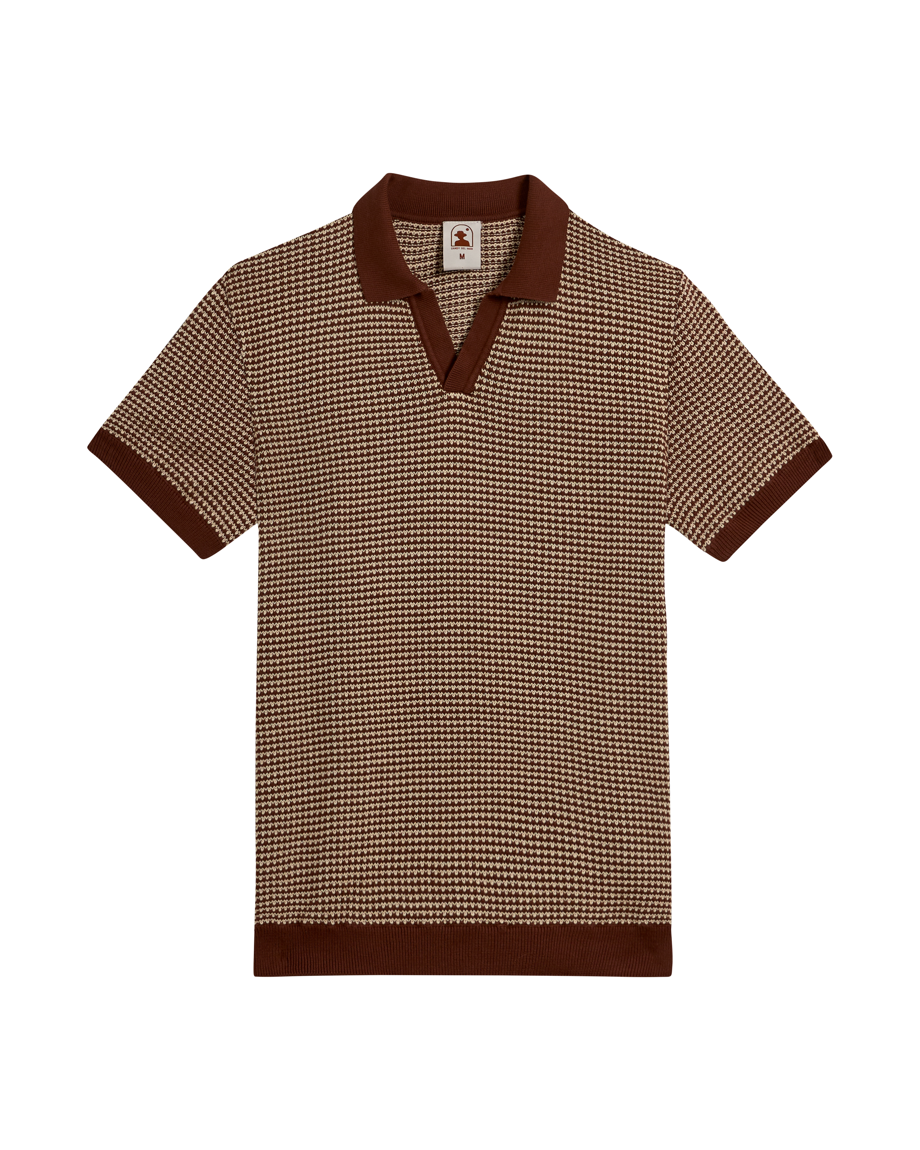 The Palamos Knit Polo Shirt - Cappuccino