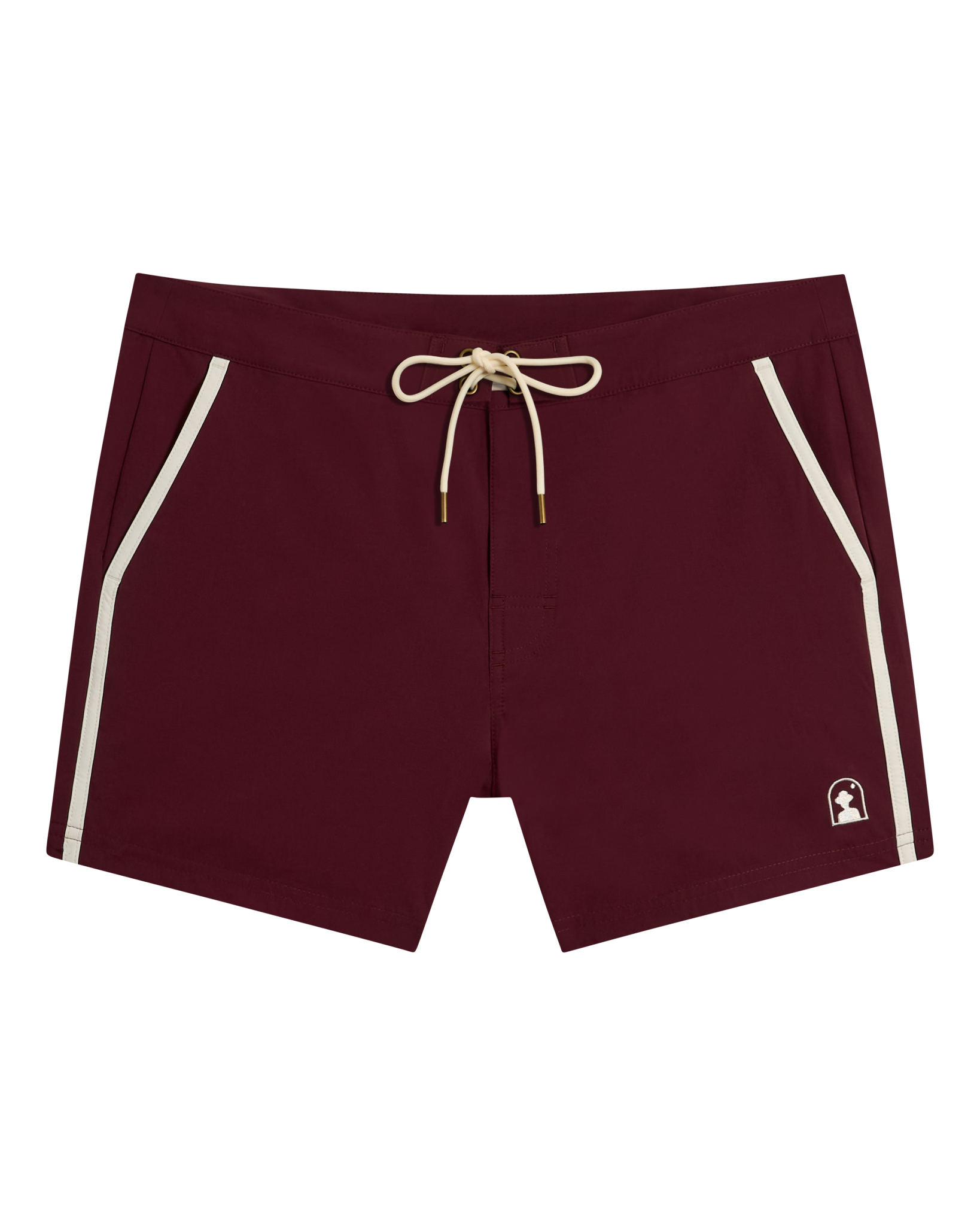 The Stirata Swim Short - Bordeaux - Dandy Del Mar