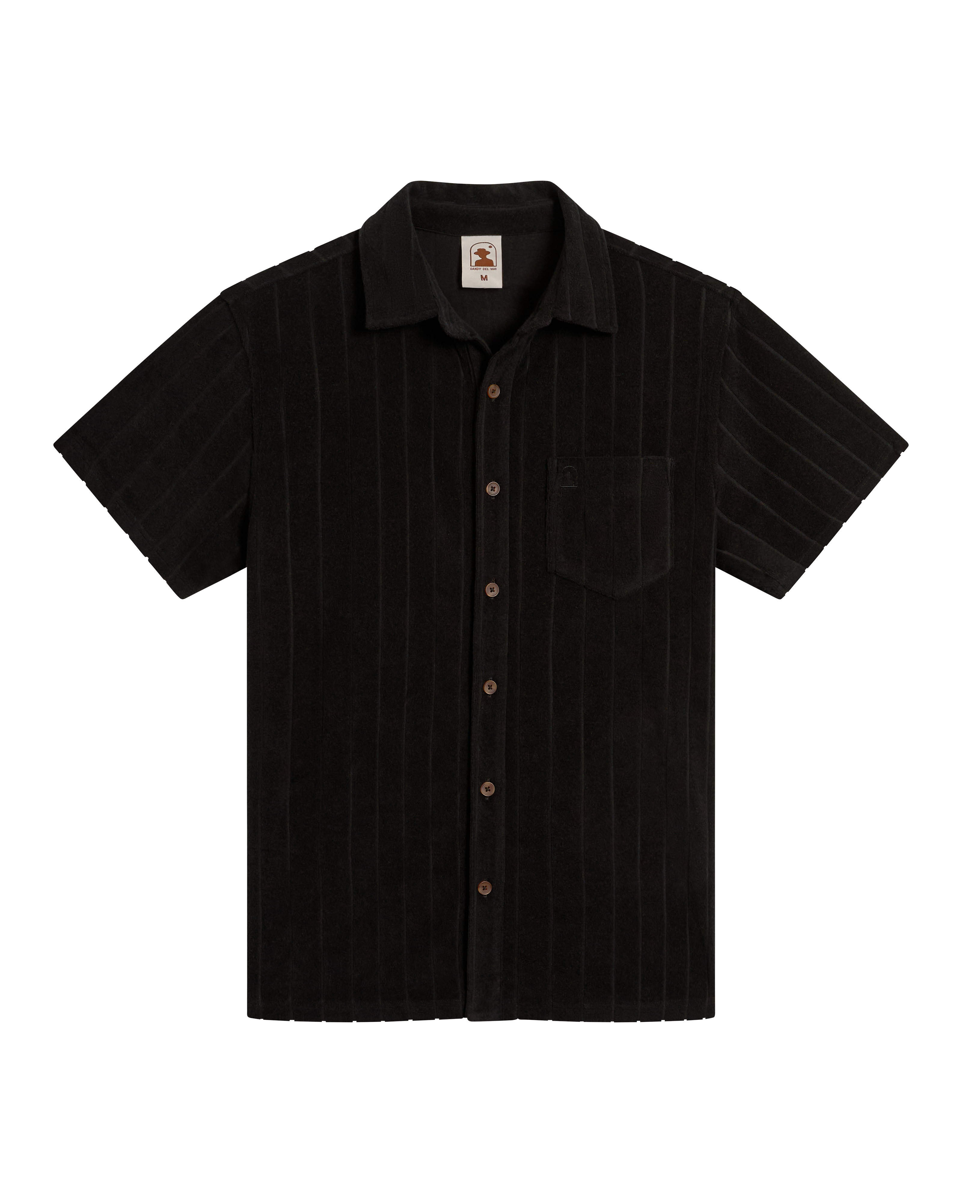 The Tropez Jacquard Shirt - Onyx