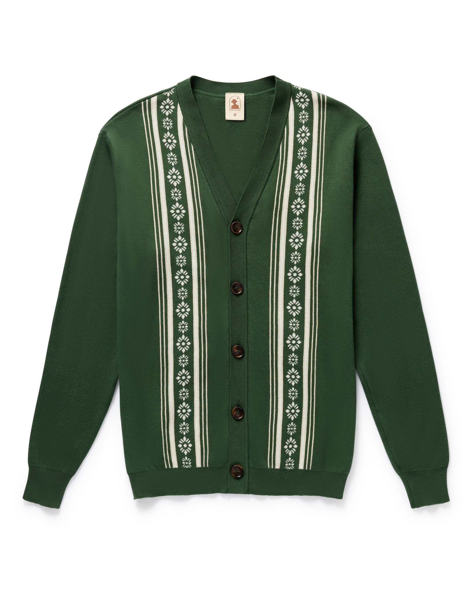 The Castello Italian Knit Cardigan - Palm Green – Dandy Del Mar