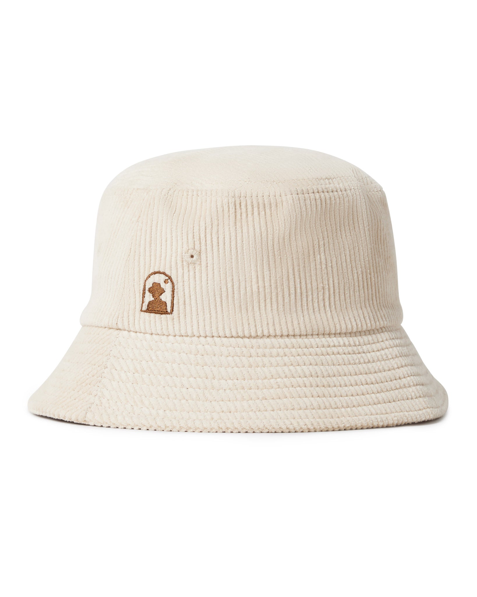 The Corsica Corduroy Bucket Hat - Alabaster White S/M