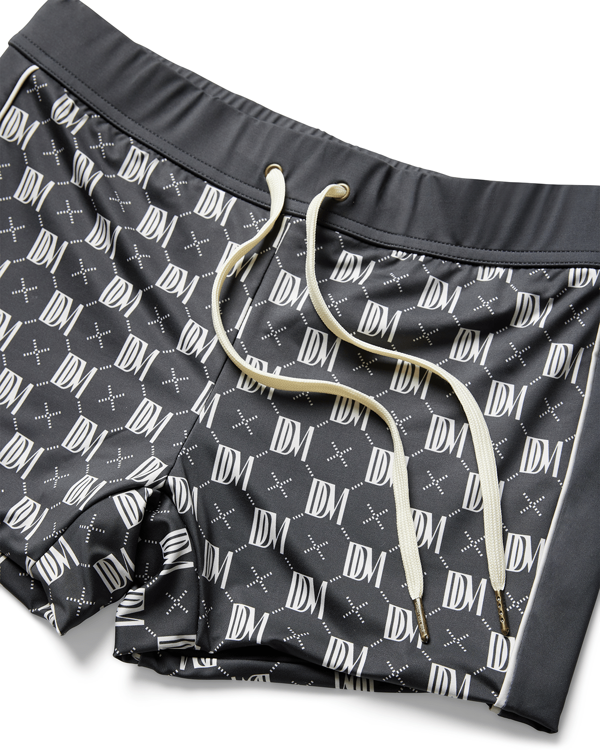 The Cassis Square Cut Swim Brief - DDM Monogram - Dandy Del Mar