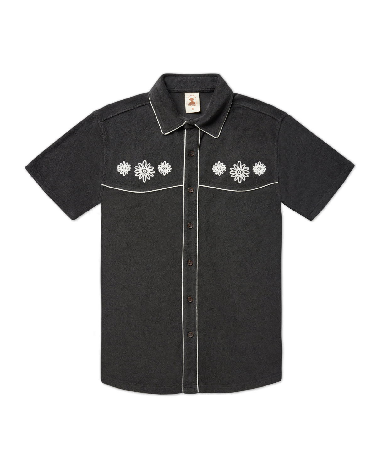 The Gaucho Terry Cloth Shirt - Onyx – Dandy Del Mar