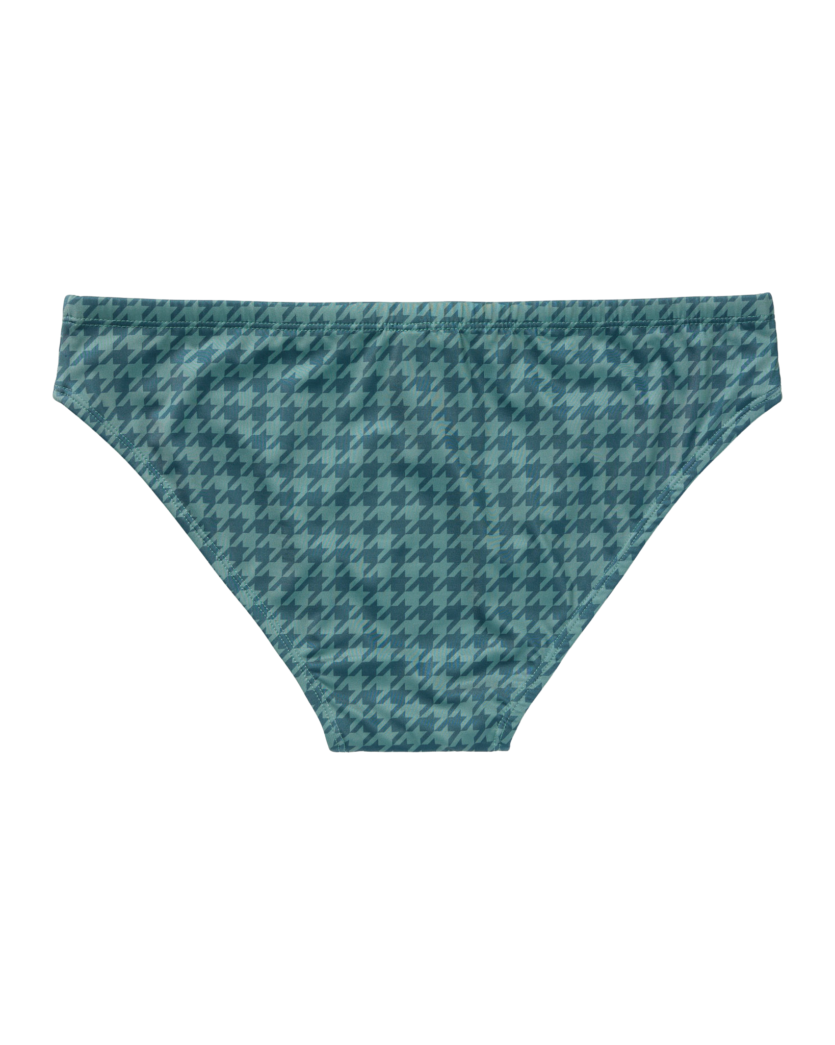 The Belize Swim Briefs - Emerald Houndstooth - Dandy Del Mar