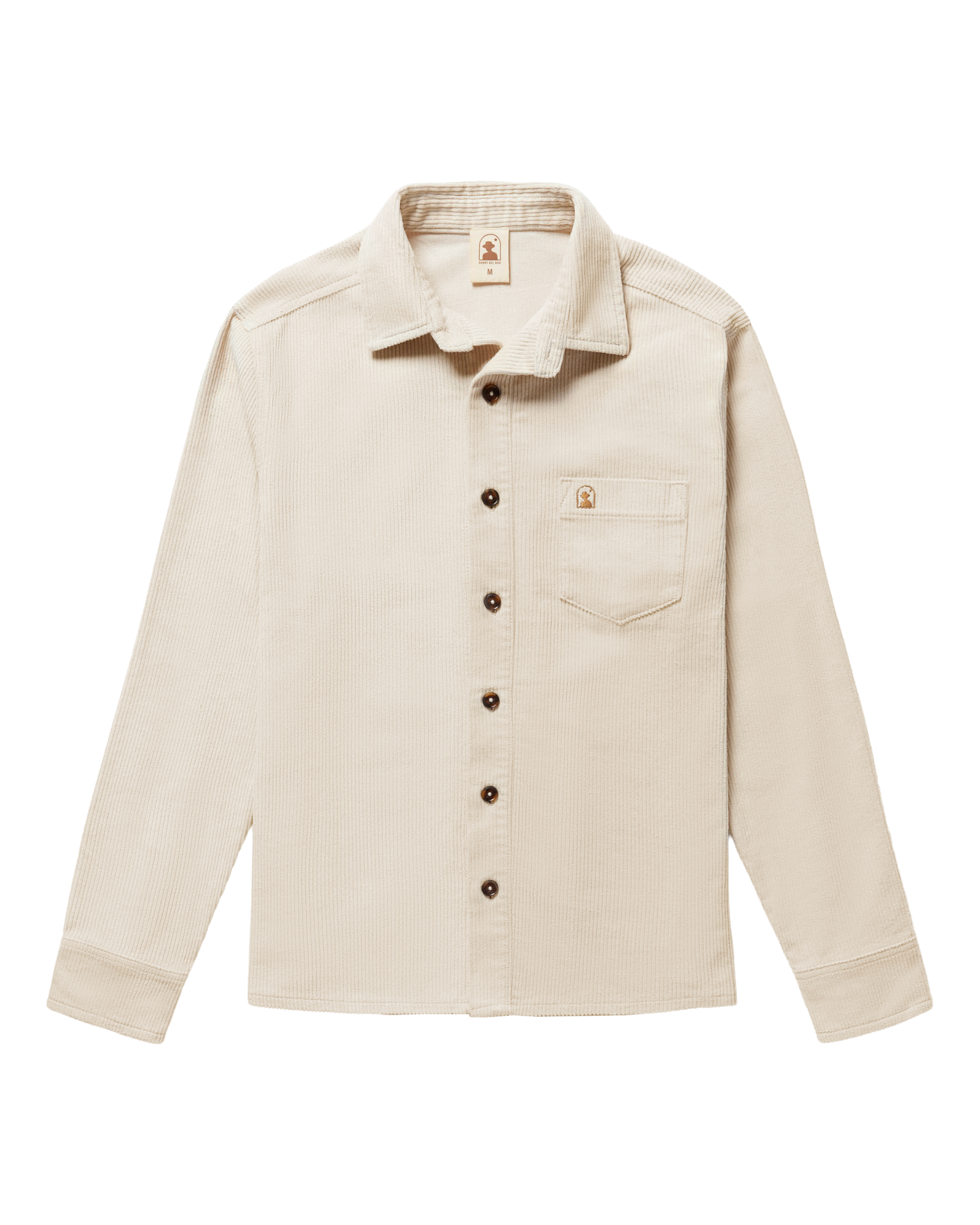 Men's Corsica Corduroy Shirt - Alabaster White – Dandy Del Mar