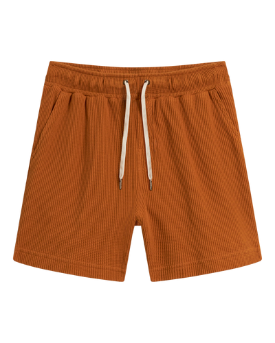 パンツ S dalmation knit shorts theredthread Men's Cannes Waffle Knit Shorts - Burnt Sienna – Dandy Del Mar