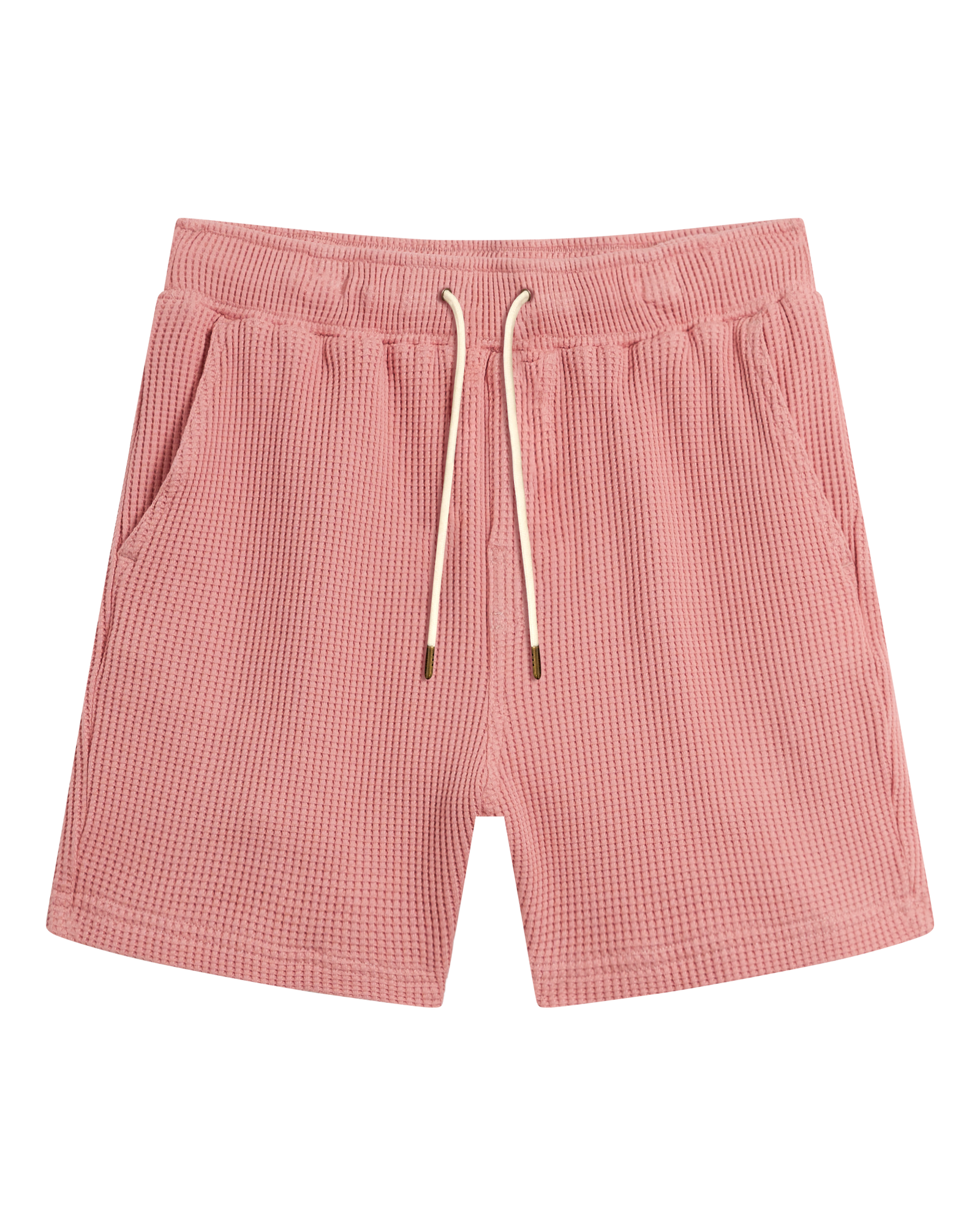 Men's Cannes Waffle Knit Shorts - Spanish Rose – Dandy Del Mar