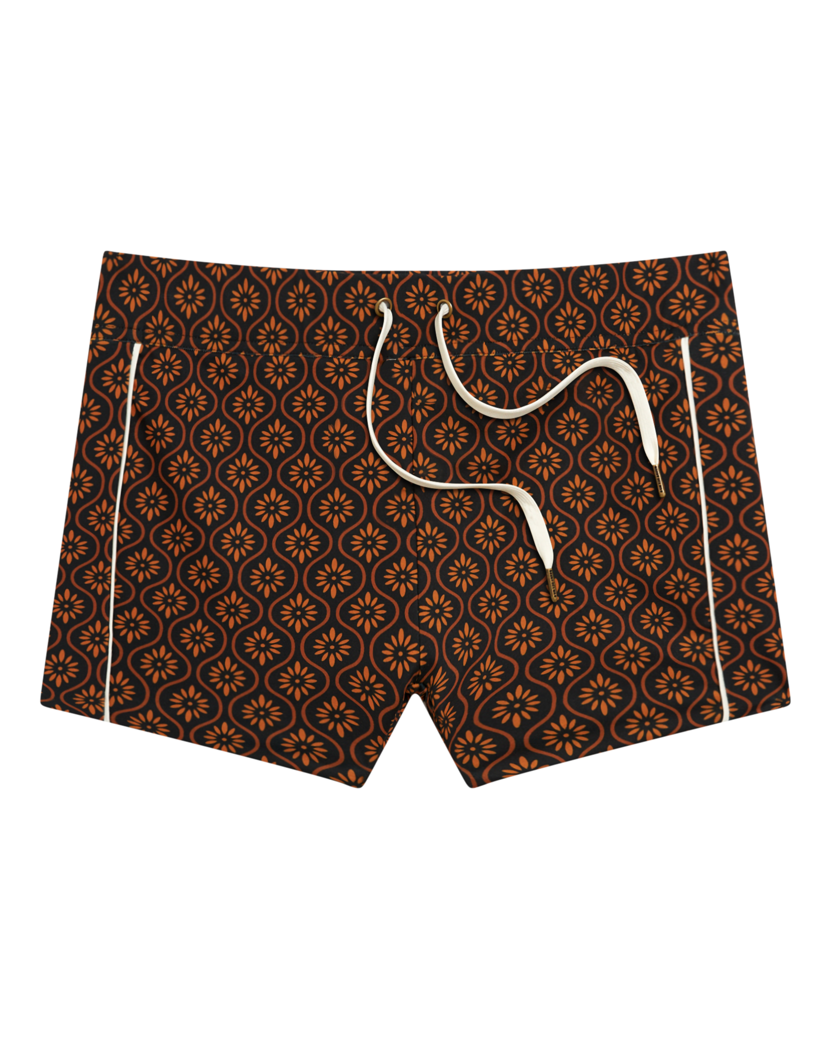 The Cassis Square Cut Swim Brief - Cacao - Dandy Del Mar