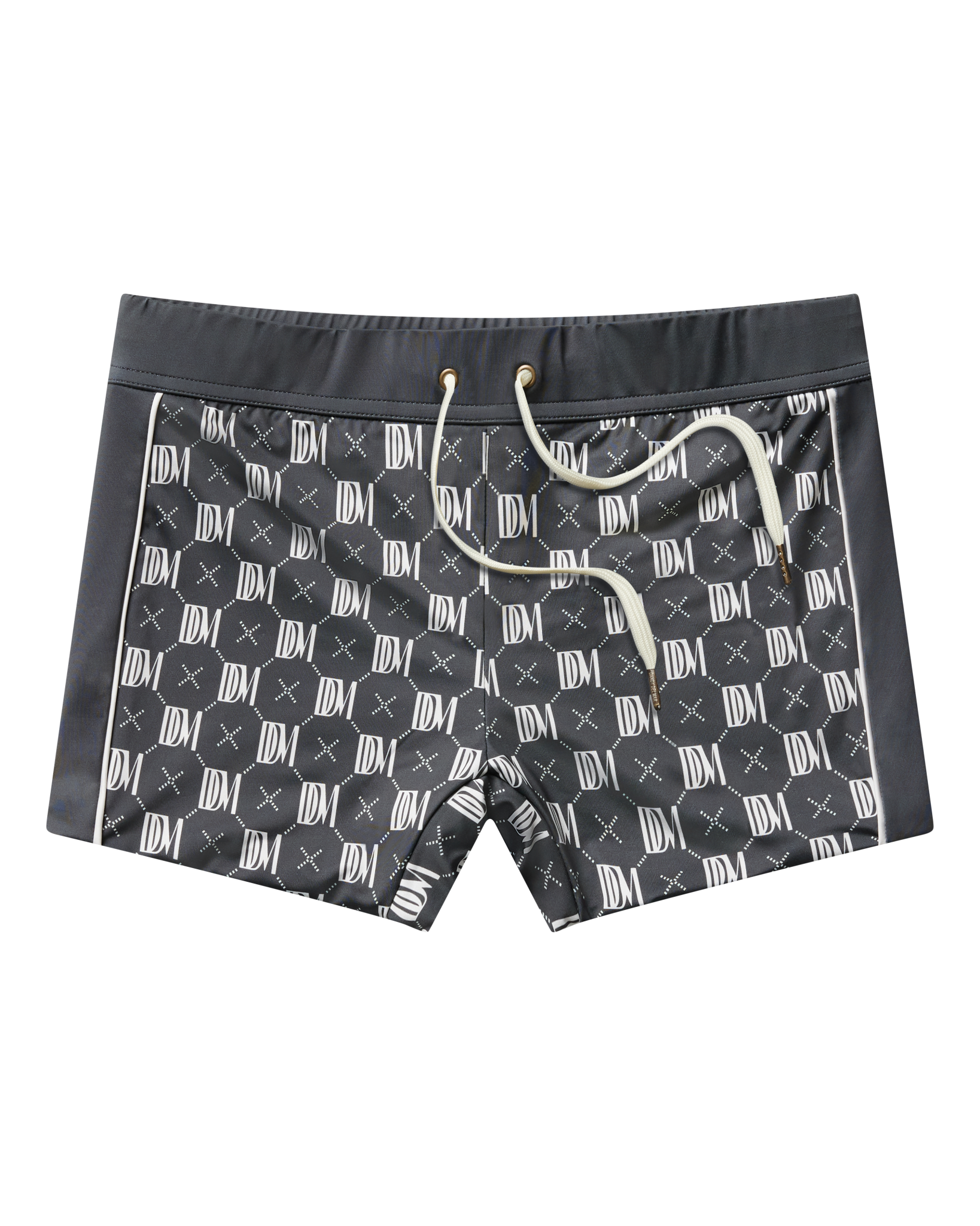 The Cassis Square Cut Swim Brief - DDM Monogram - Dandy Del Mar