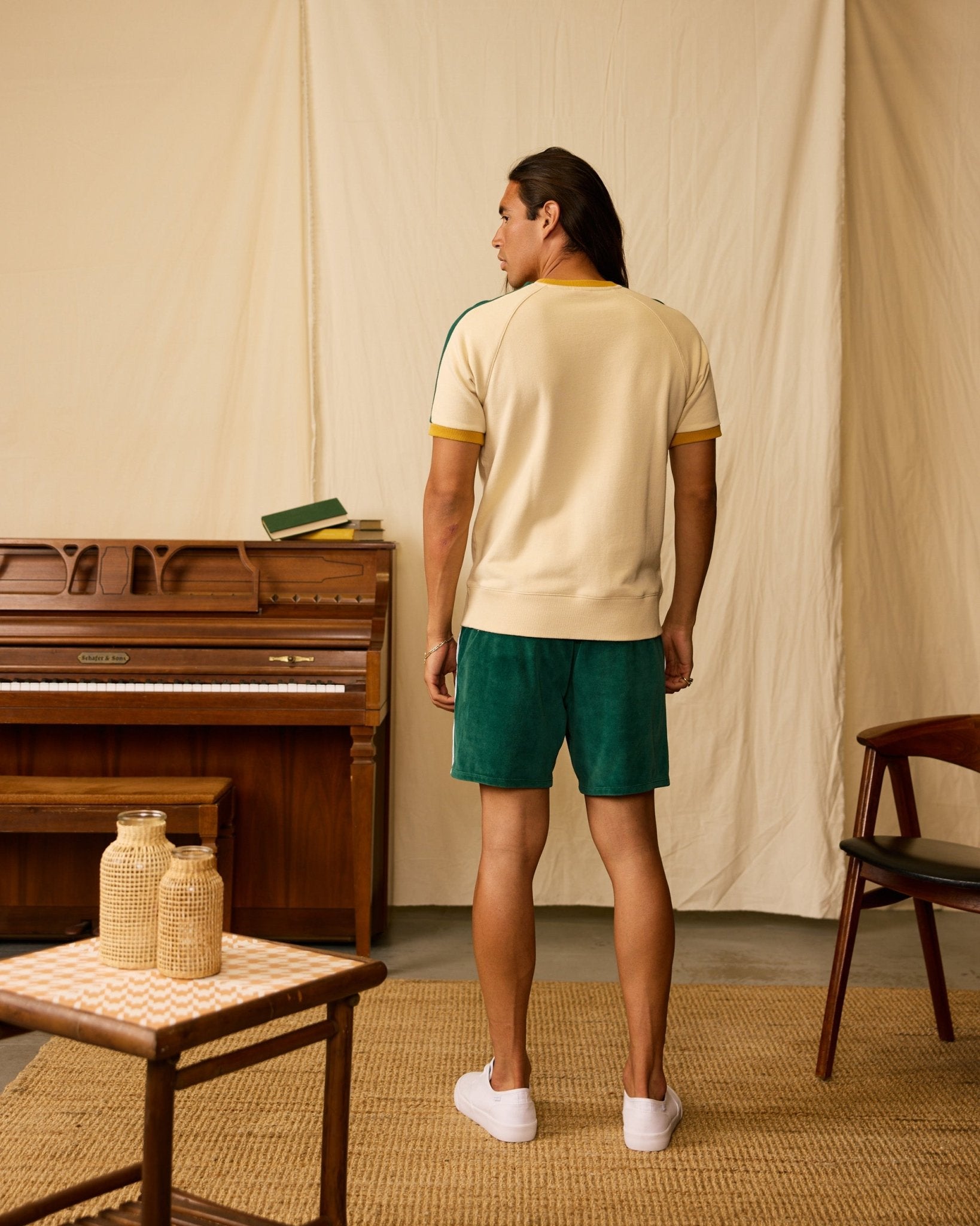 The Marseille French Terry Pullover - Sabbia - Dandy Del Mar