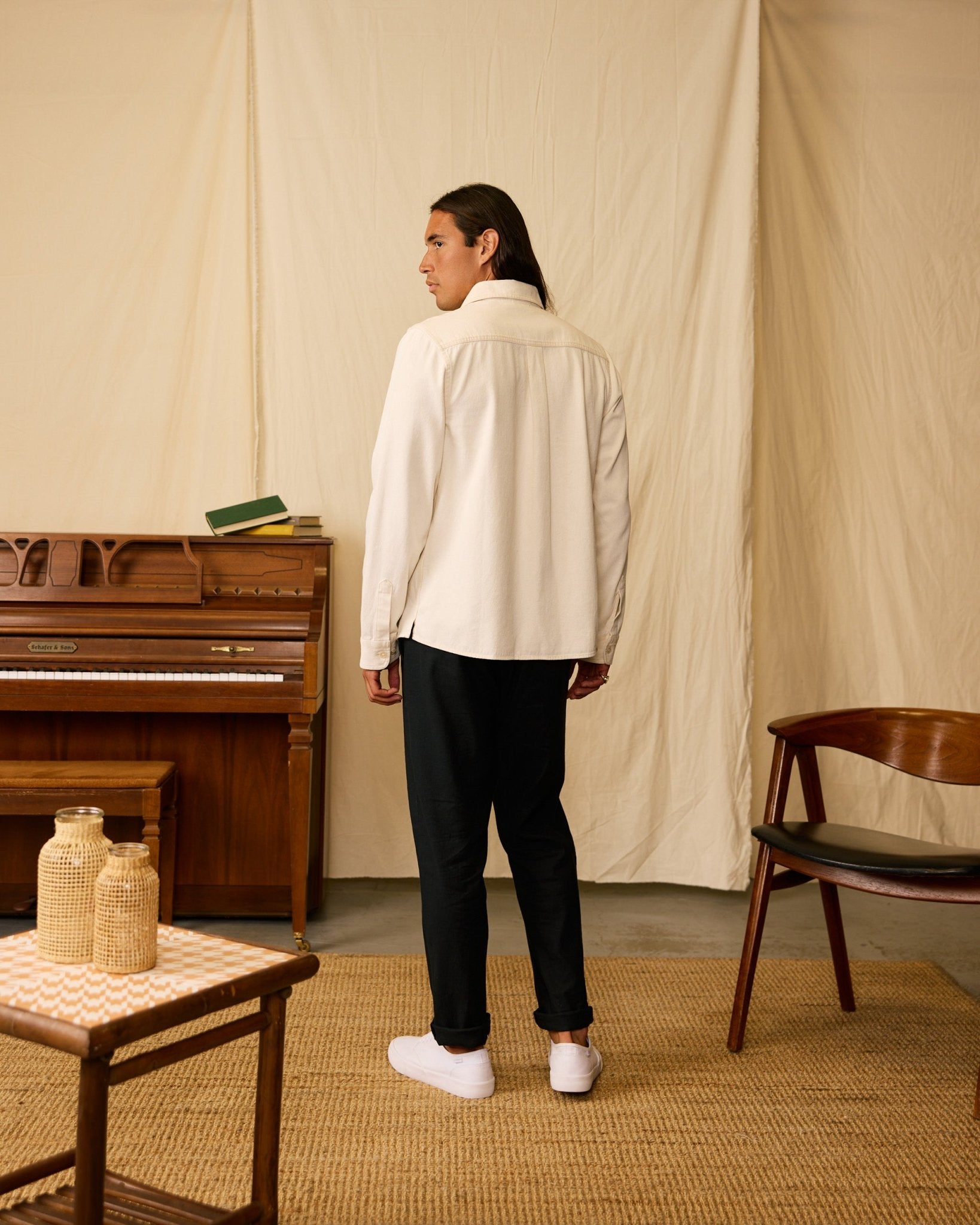 The Cartagena Denim Shirt - Scallop – Dandy Del Mar