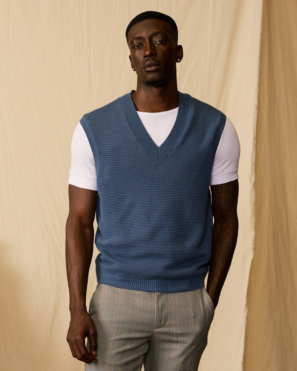 The Montego Knit Vest - Moontide – Dandy Del Mar
