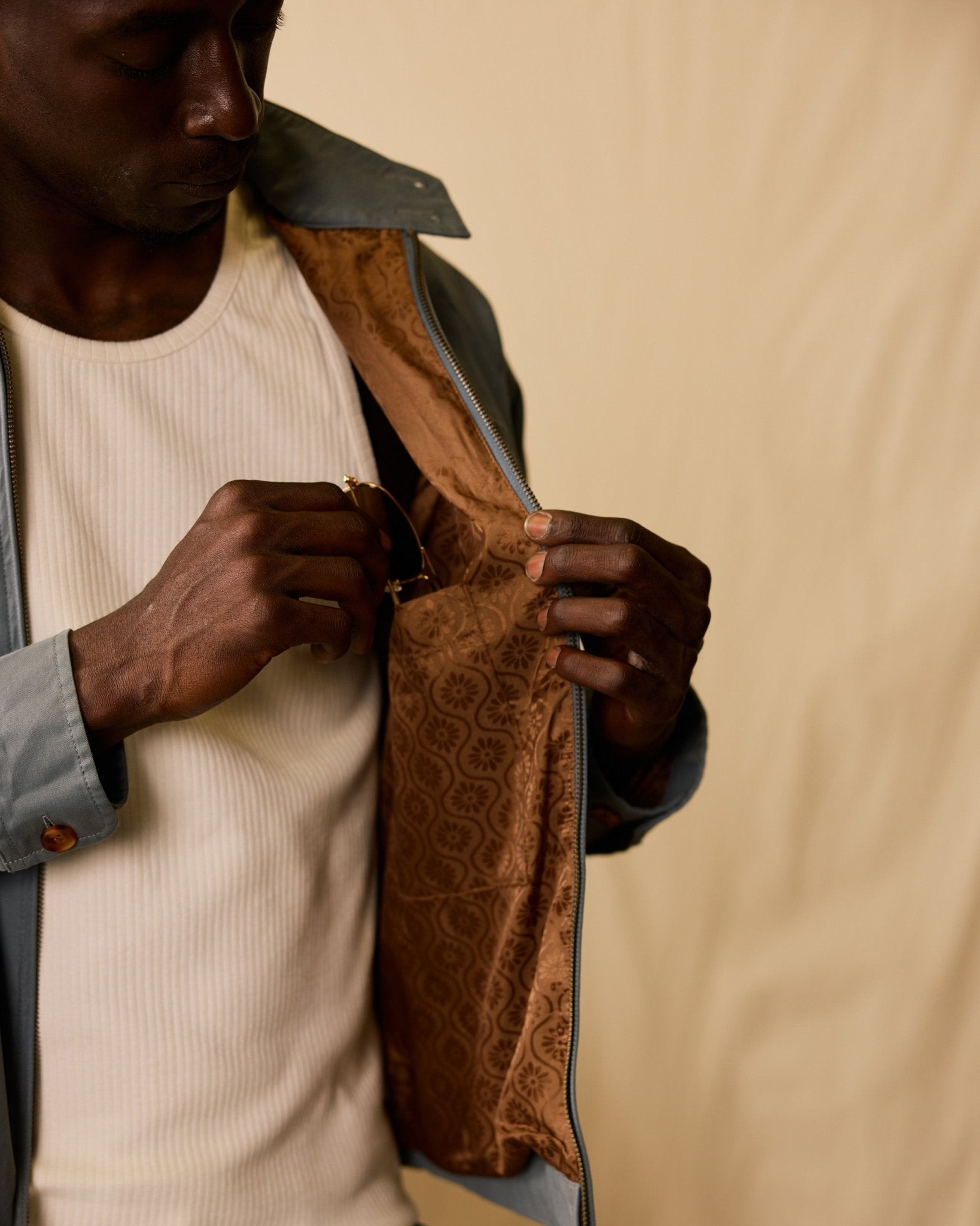 Men's Rhodes Jacket - Abyss – Dandy Del Mar