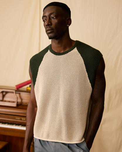 The Porto Crochet Tank - Sabbia - Dandy Del Mar