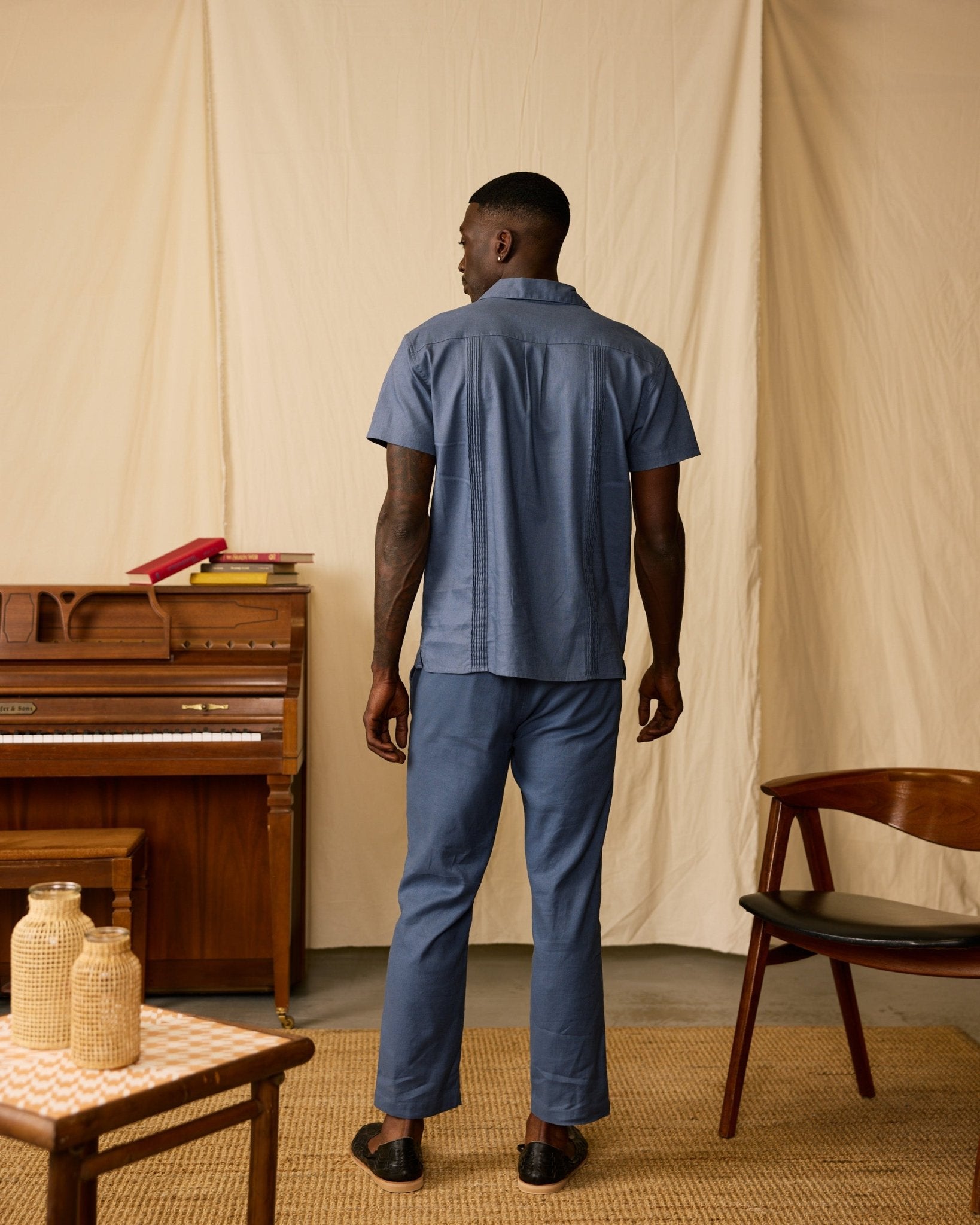 Men's Brisa Linen Shirt - Moontide – Dandy Del Mar