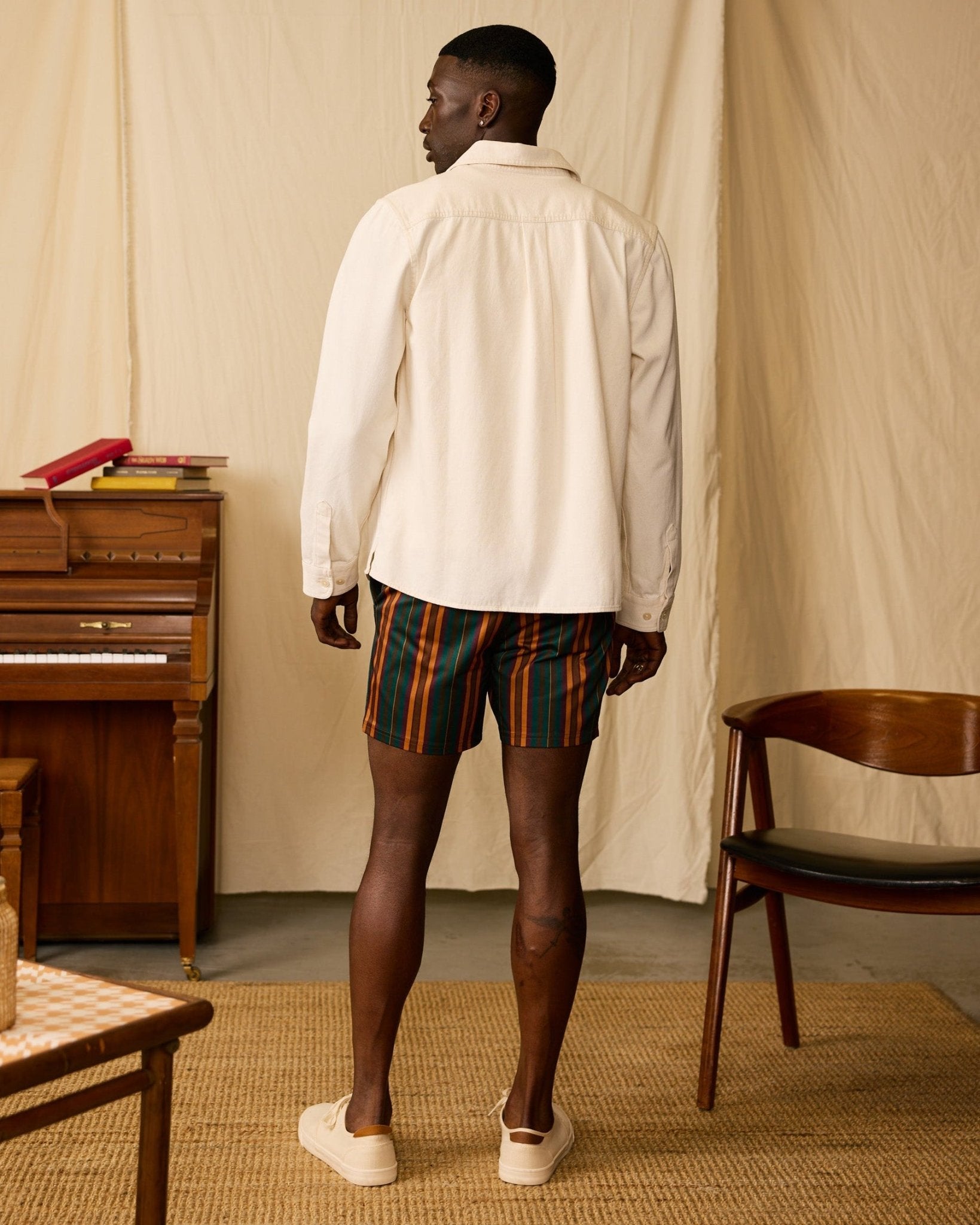 Men's Mallorca Swim-Walk Shorts - Burnt Sienna – Dandy Del Mar