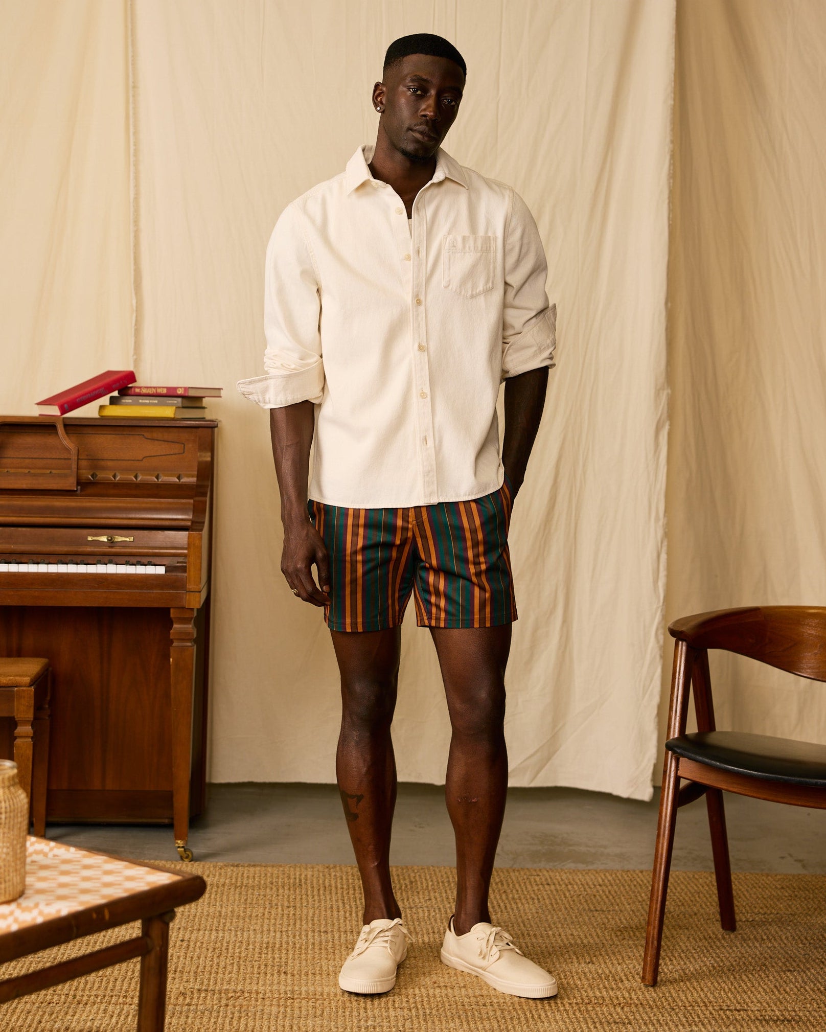 The Mallorca Swim - Walk Short - Burnt Sienna - Dandy Del Mar