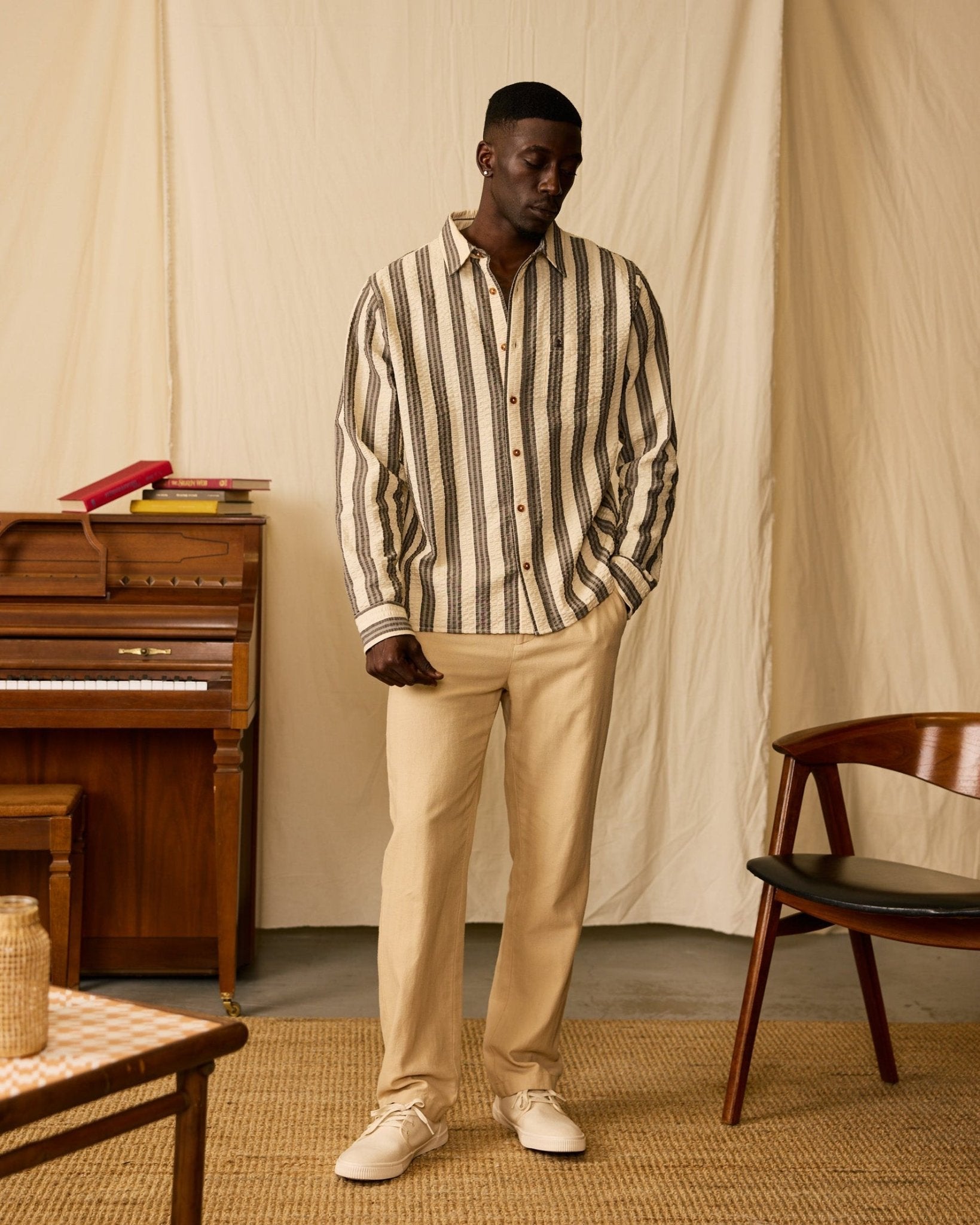 The Santos Shirt - Tierra Weave - Dandy Del Mar