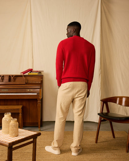 The Algiers Knit Sweater - Fuego - Dandy Del Mar