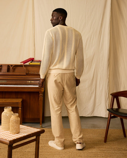 The Crete Crochet Cardigan - Sabbia - Dandy Del Mar