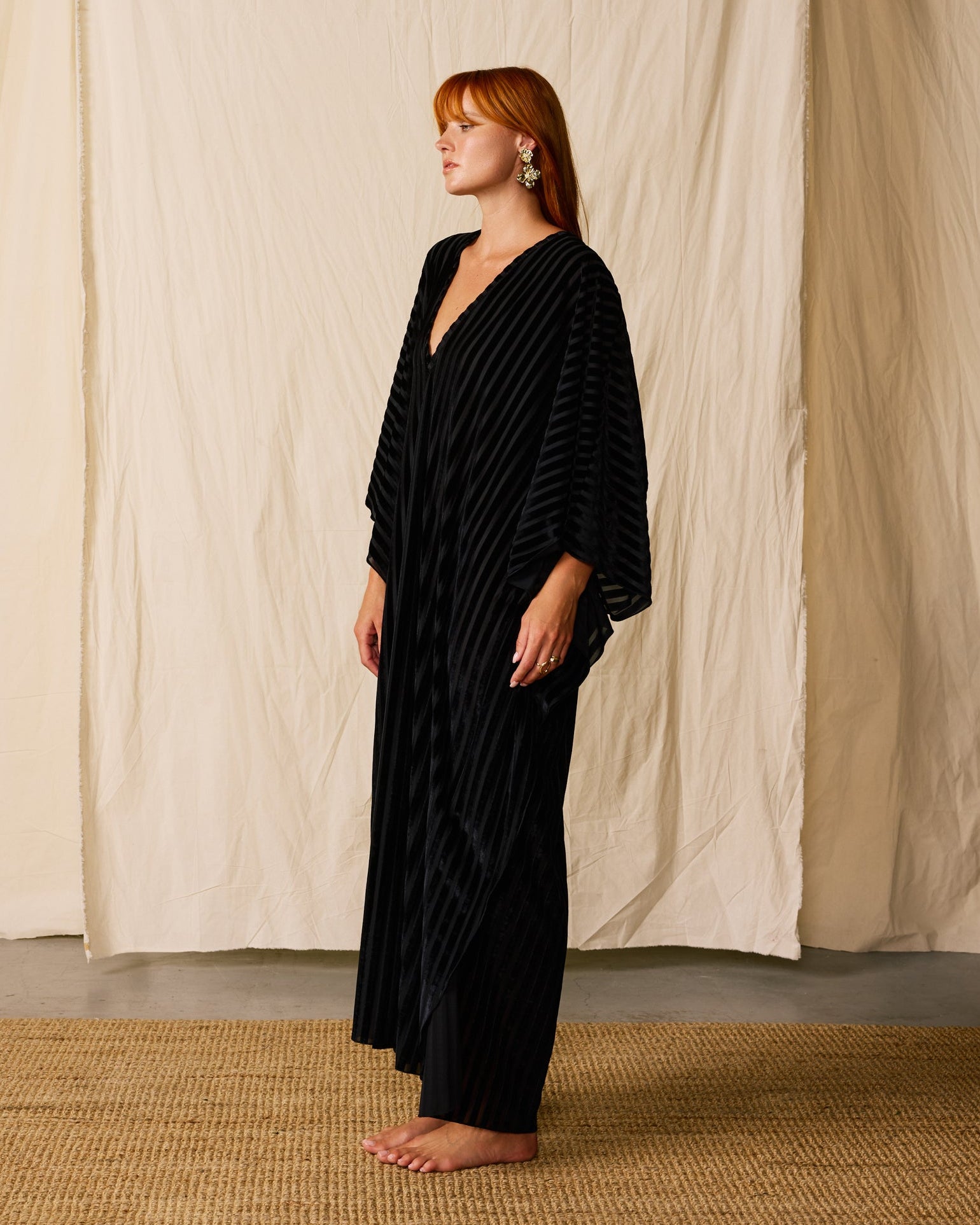 上下セット【picture organic clothing】MARSAL A Women's Marsala Kaftan - Onyx – Dandy Del Mar